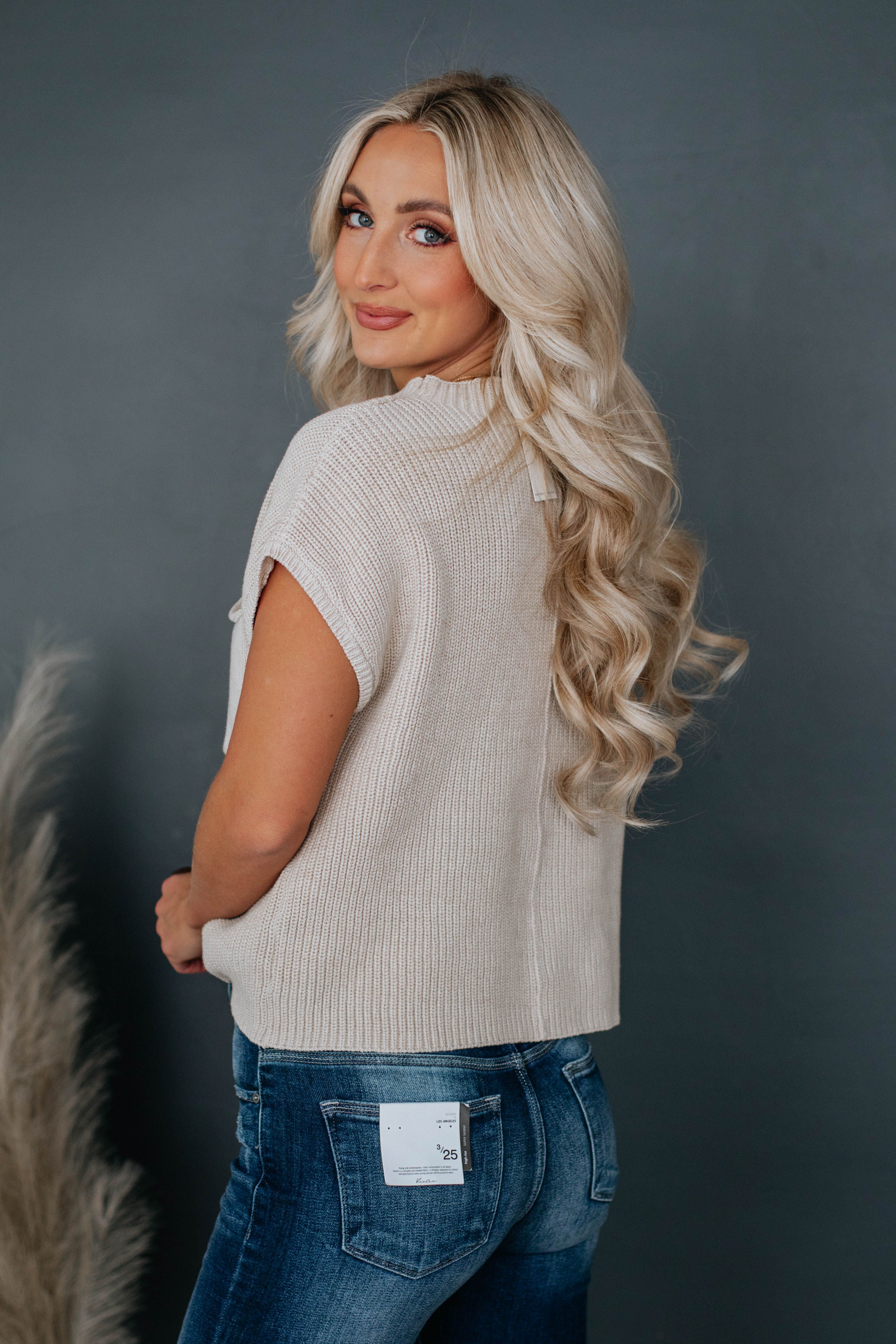 Carenza Knit Top - Natural sold by Wild Oak Boutique product image thumbnail 5