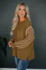 Montgomery Contrast Sweater sold by Wild Oak Boutique