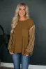 Montgomery Contrast Sweater sold by Wild Oak Boutique