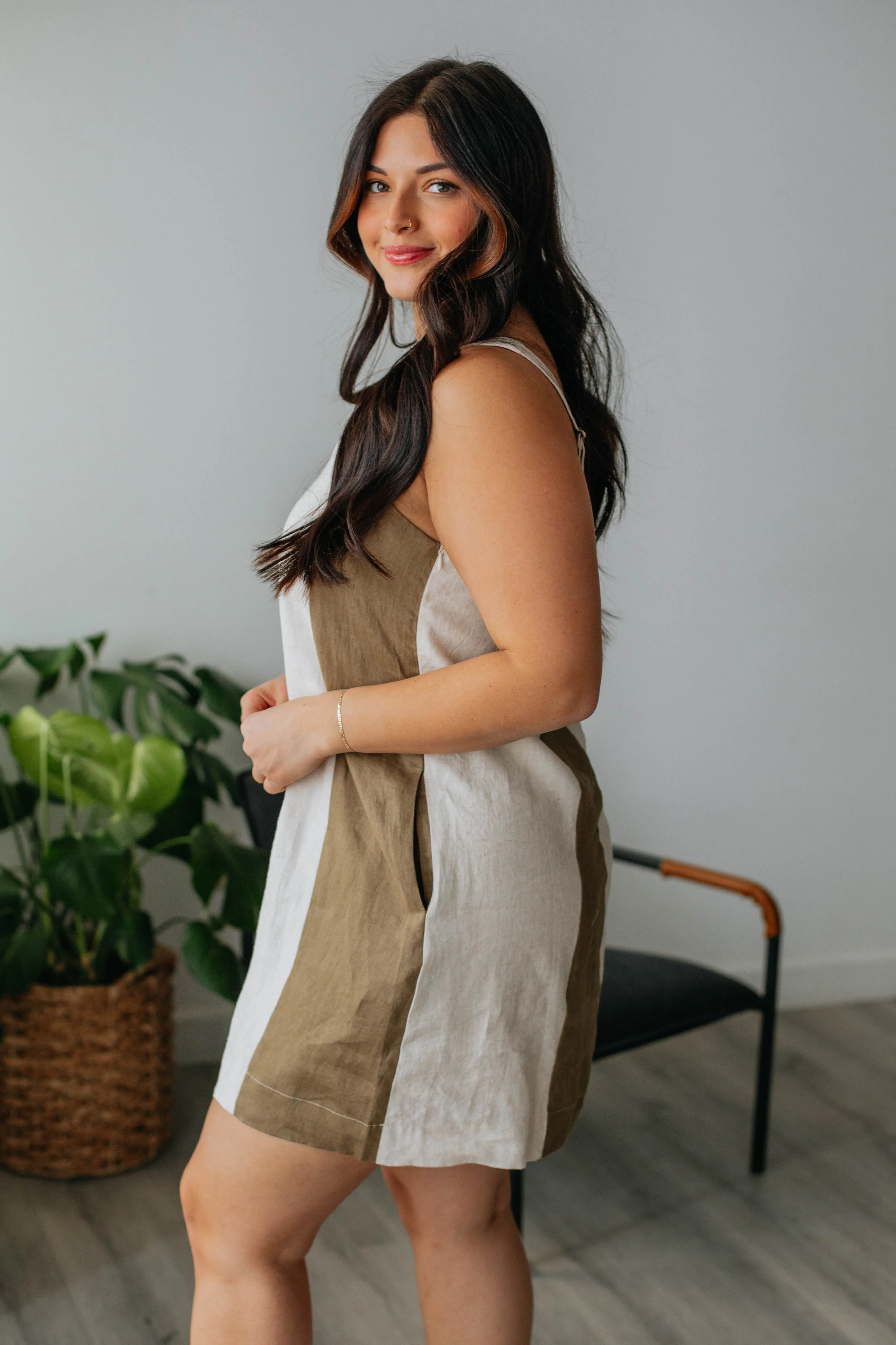 Quentin Mini Dress - Olive sold by Wild Oak Boutique product image thumbnail 4