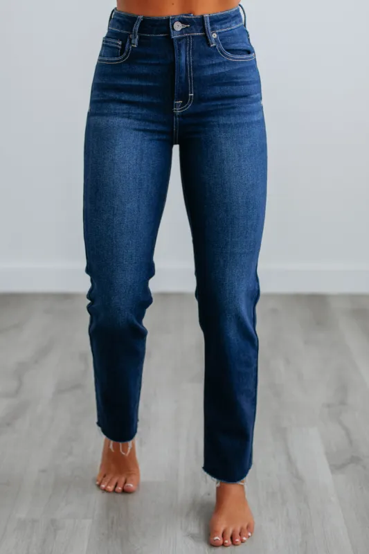 Tracey Hidden Jeans - Dark Wash sold by Wild Oak Boutique