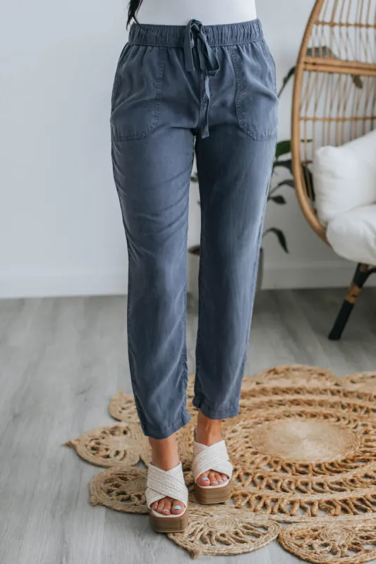 Mariah Casual Pants - Slate sold by Wild Oak Boutique