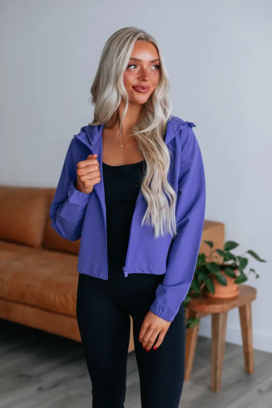 Kataline Cropped Jacket - Indigo sold by Wild Oak Boutique