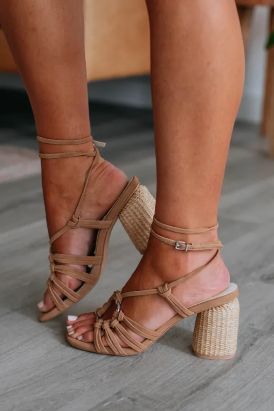 Walking The Walk Heels - Camel sold by Wild Oak Boutique