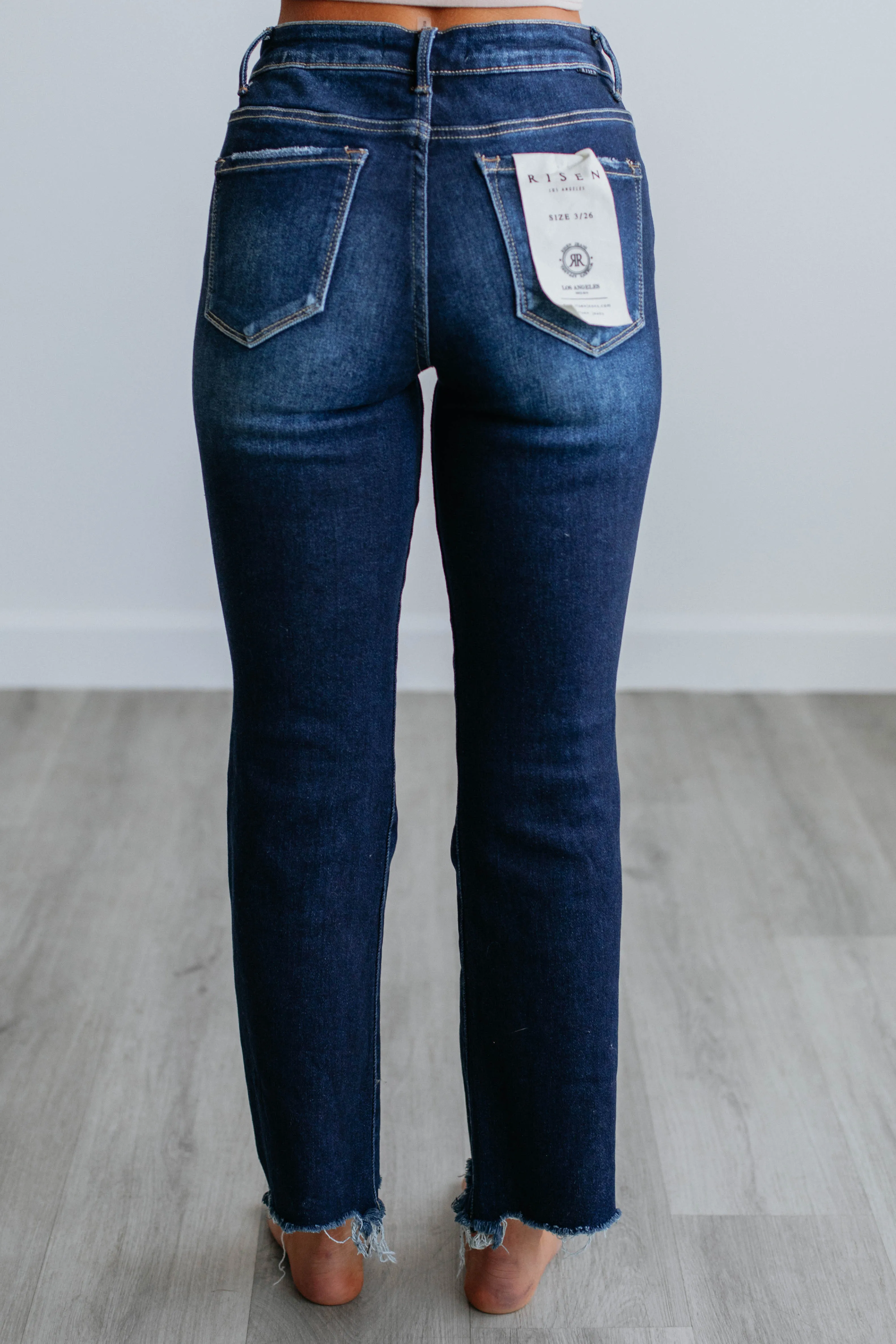 Kennedy Risen Jeans - Dark Wash sold by Wild Oak Boutique product image thumbnail 5