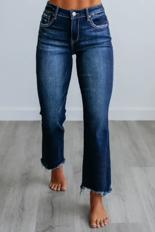 Kennedy Risen Jeans - Dark Wash sold by Wild Oak Boutique