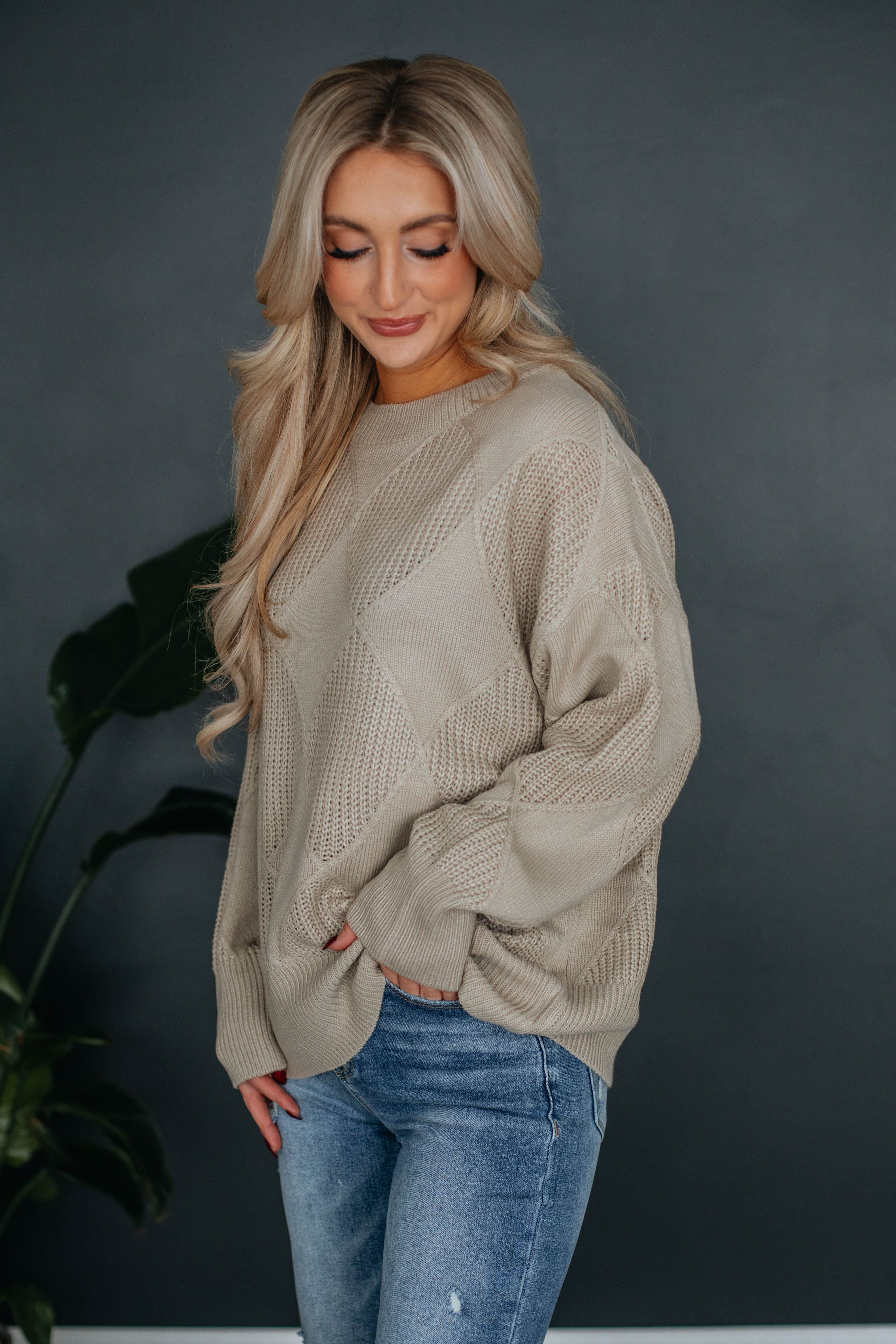 Cecily Sweater - Natural sold by Wild Oak Boutique product image thumbnail 4