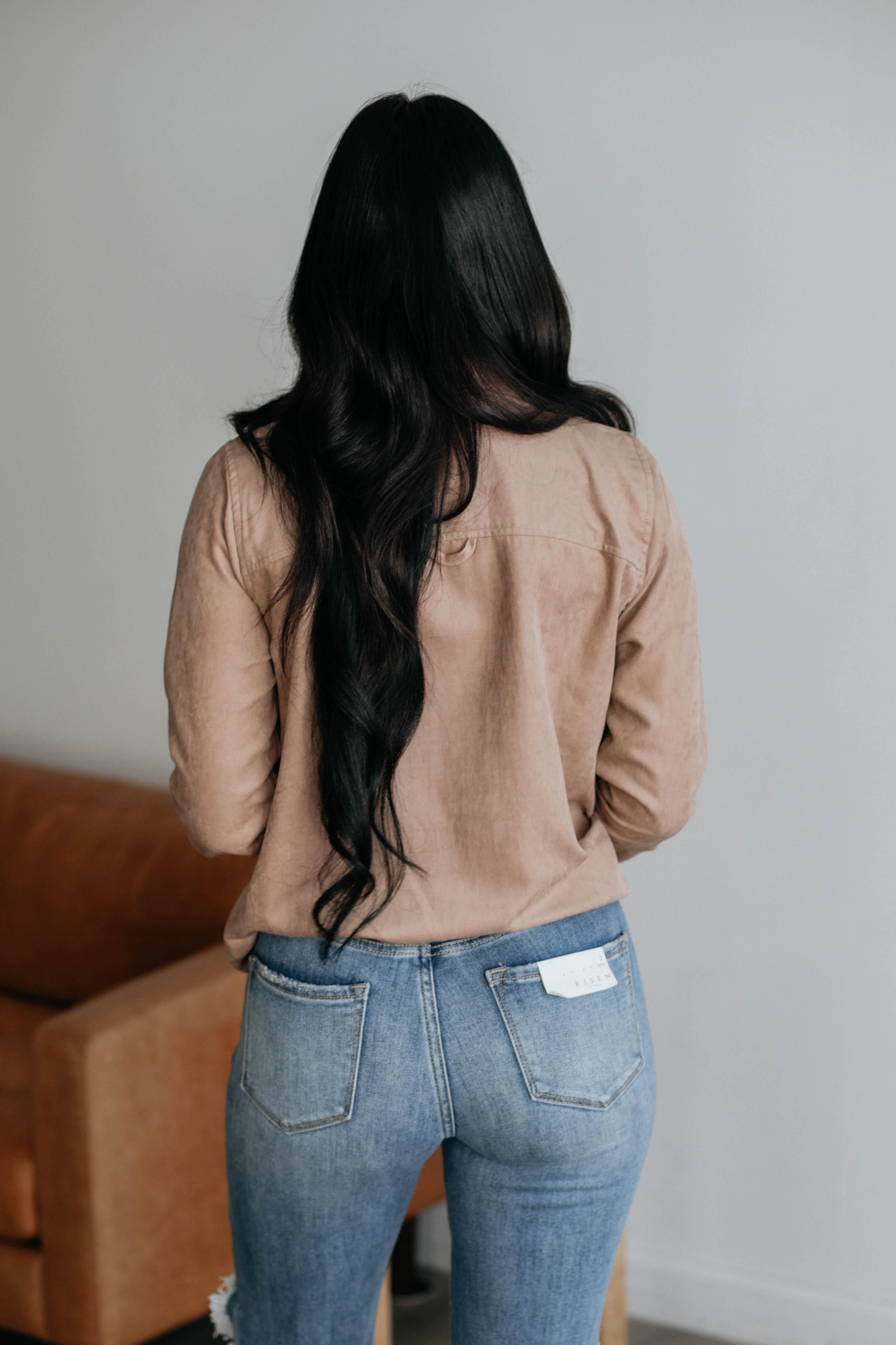 Dillon Lightweight Jacket - Taupe sold by Wild Oak Boutique product image thumbnail 4