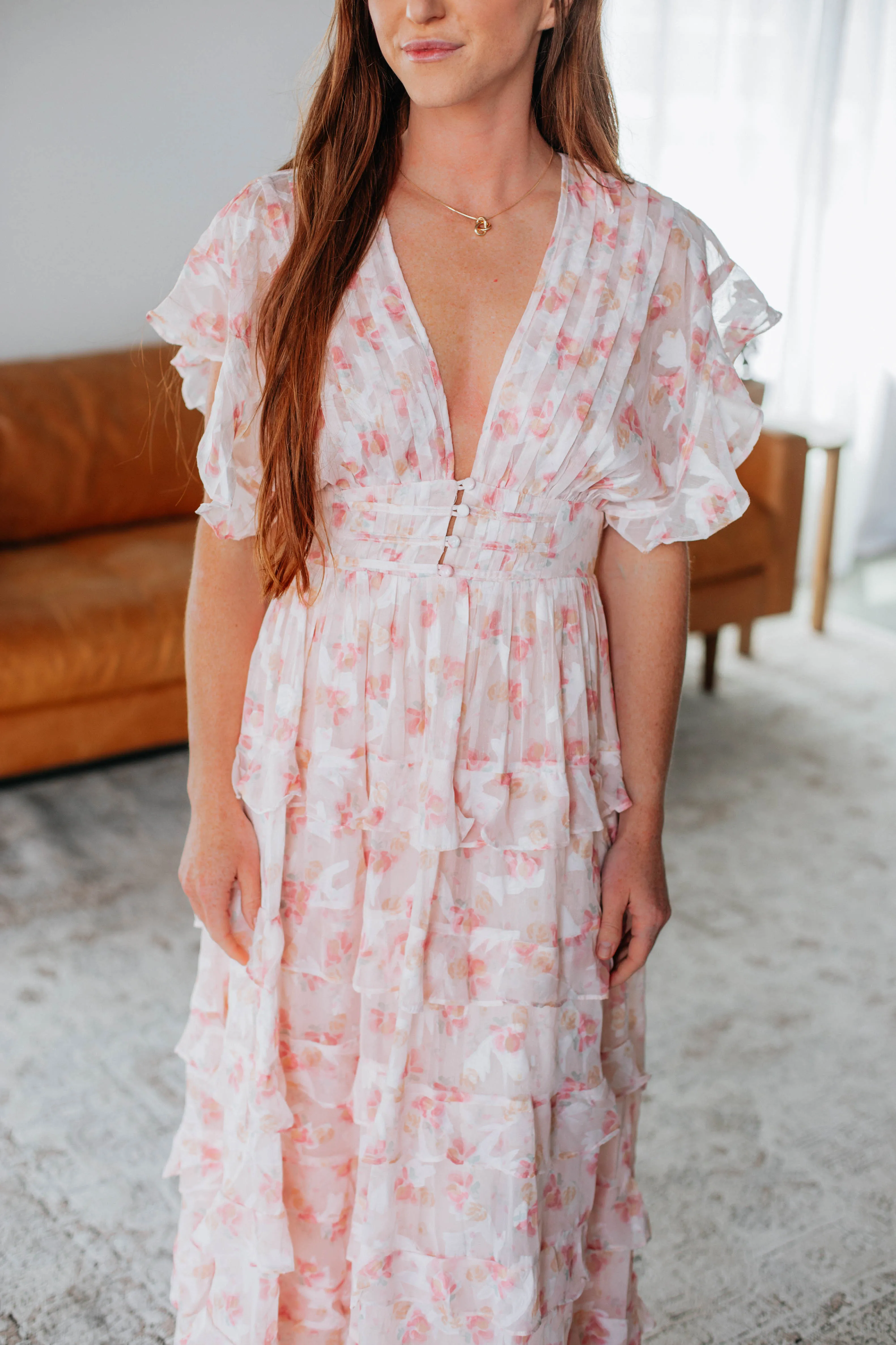 Daphnie Maxi Dress - Blush sold by Wild Oak Boutique product image thumbnail 2