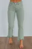 Neona Risen Jeans - Olive sold by Wild Oak Boutique