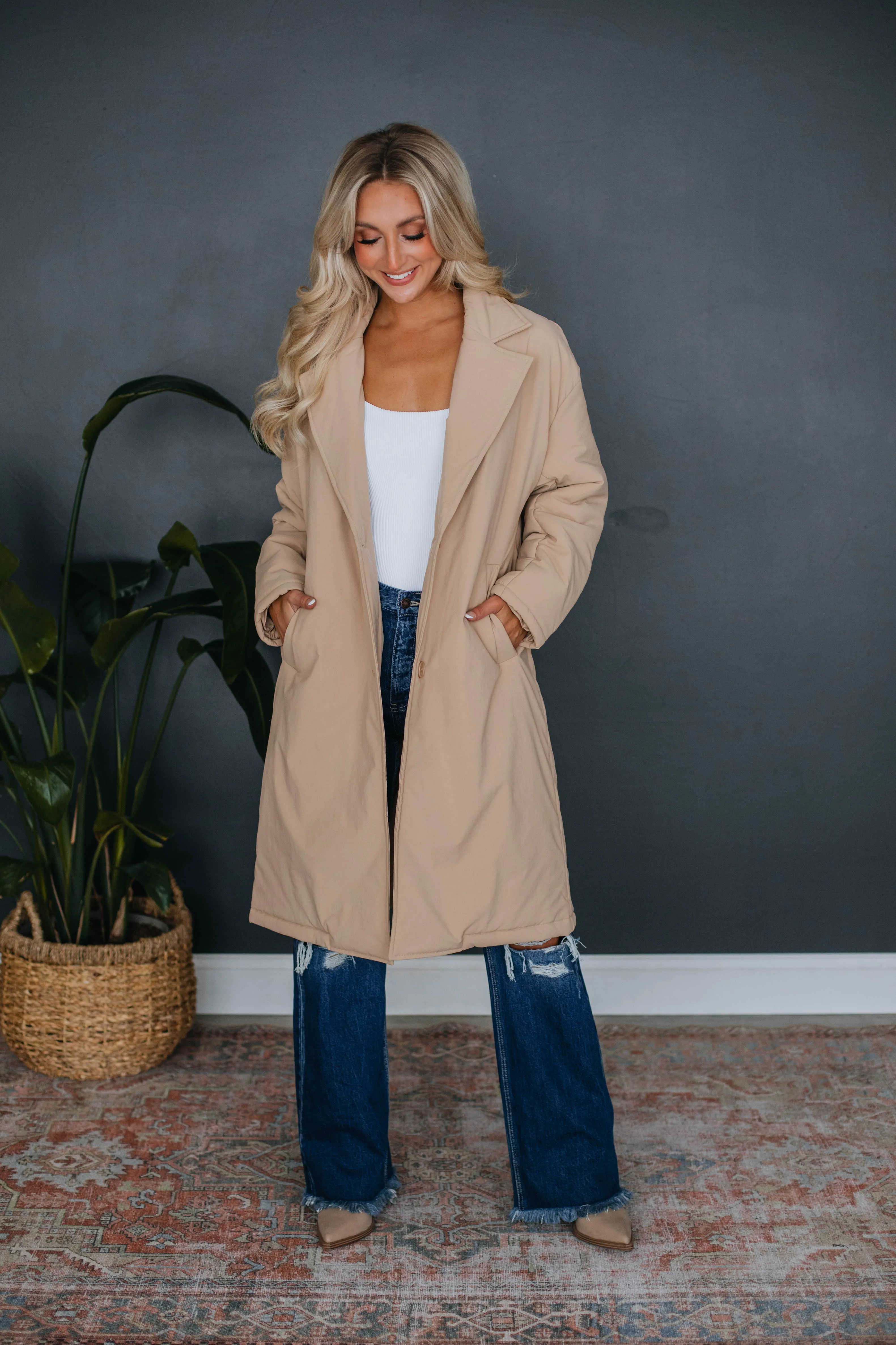 Madison Longline Coat sold by Wild Oak Boutique product image thumbnail 5