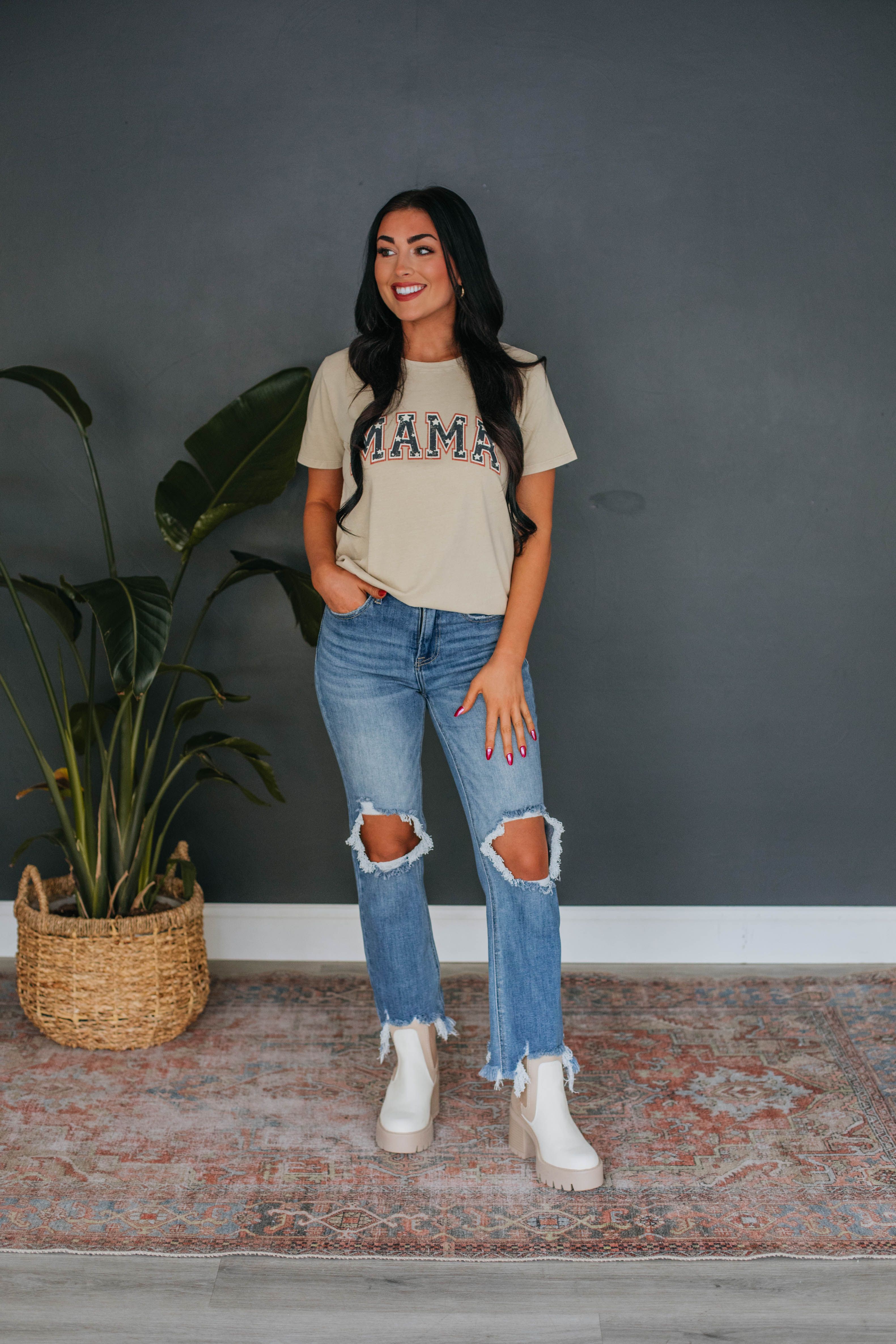 Mama Graphic Tee sold by Wild Oak Boutique product image thumbnail 2