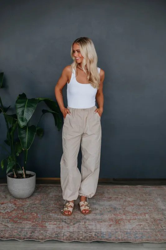 Getting It Together Pants - Taupe sold by Wild Oak Boutique