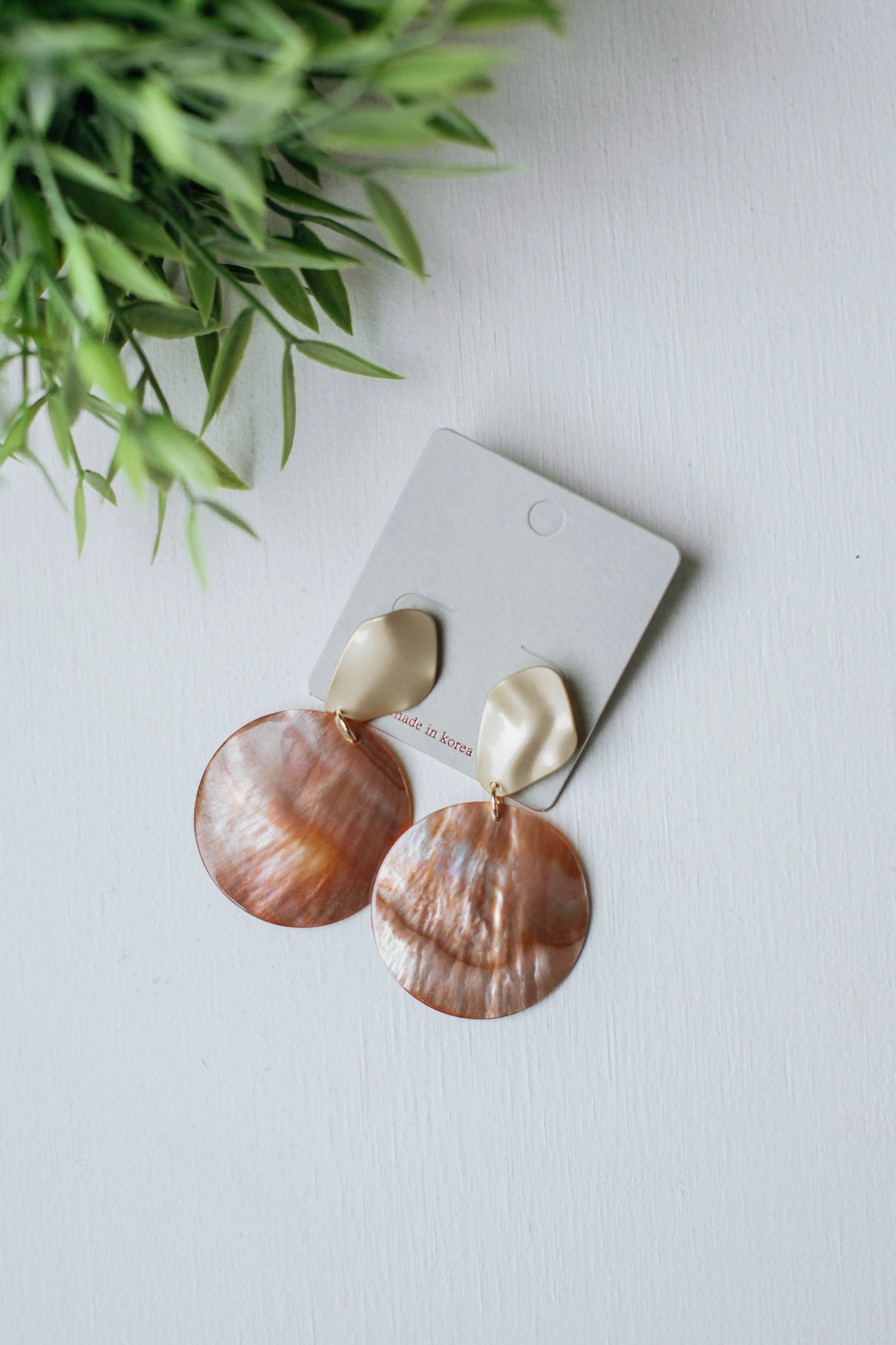 Meilani Earrings - Dark Mauve sold by Wild Oak Boutique product image thumbnail 2