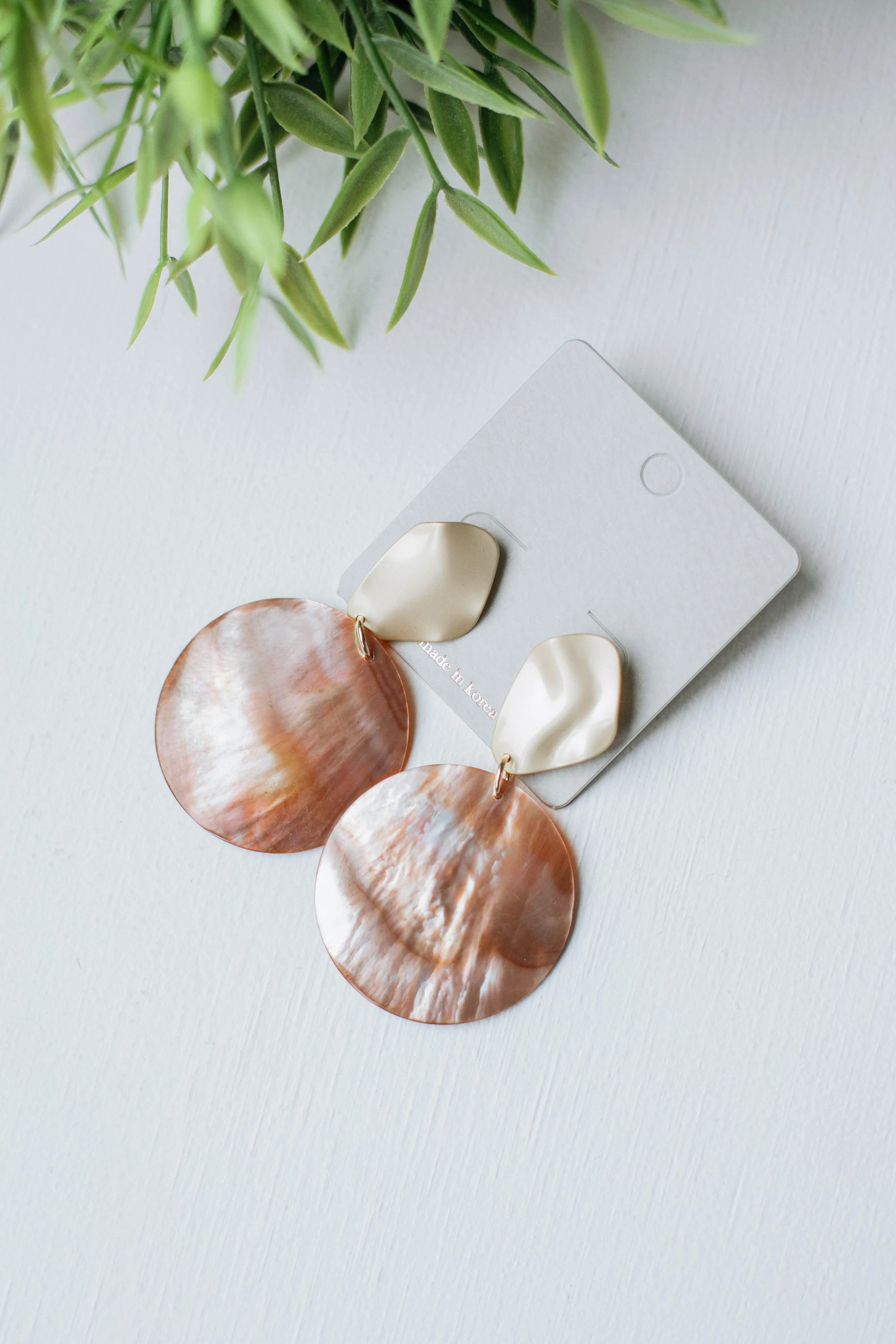 Meilani Earrings - Dark Mauve sold by Wild Oak Boutique