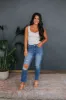 Delta Basic Tank - Ecru sold by Wild Oak Boutique