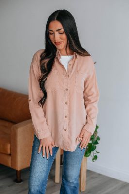Keisha Button Down sold by Wild Oak Boutique