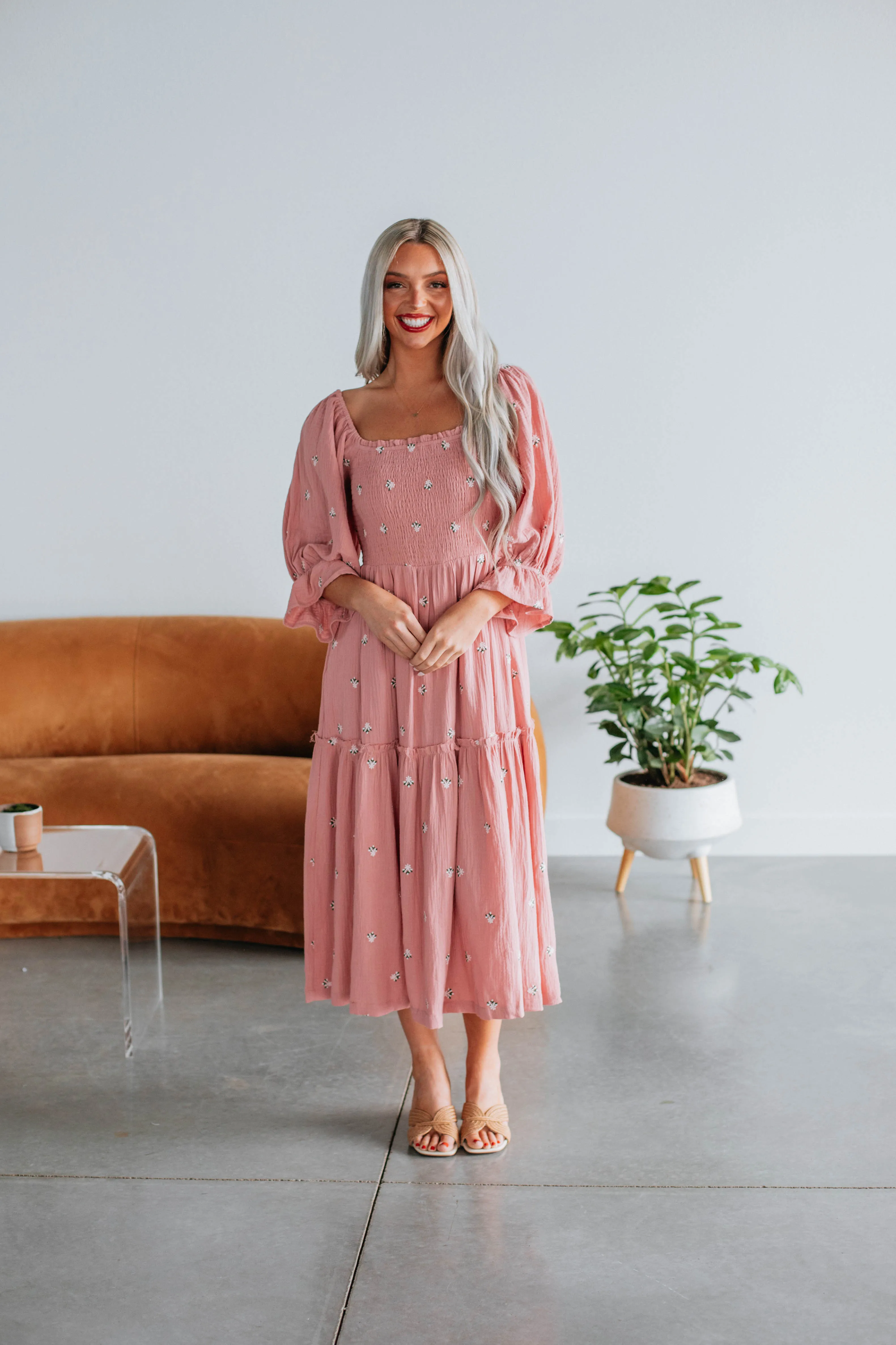 Darcy Midi Dress - Mauve sold by Wild Oak Boutique product image thumbnail 2