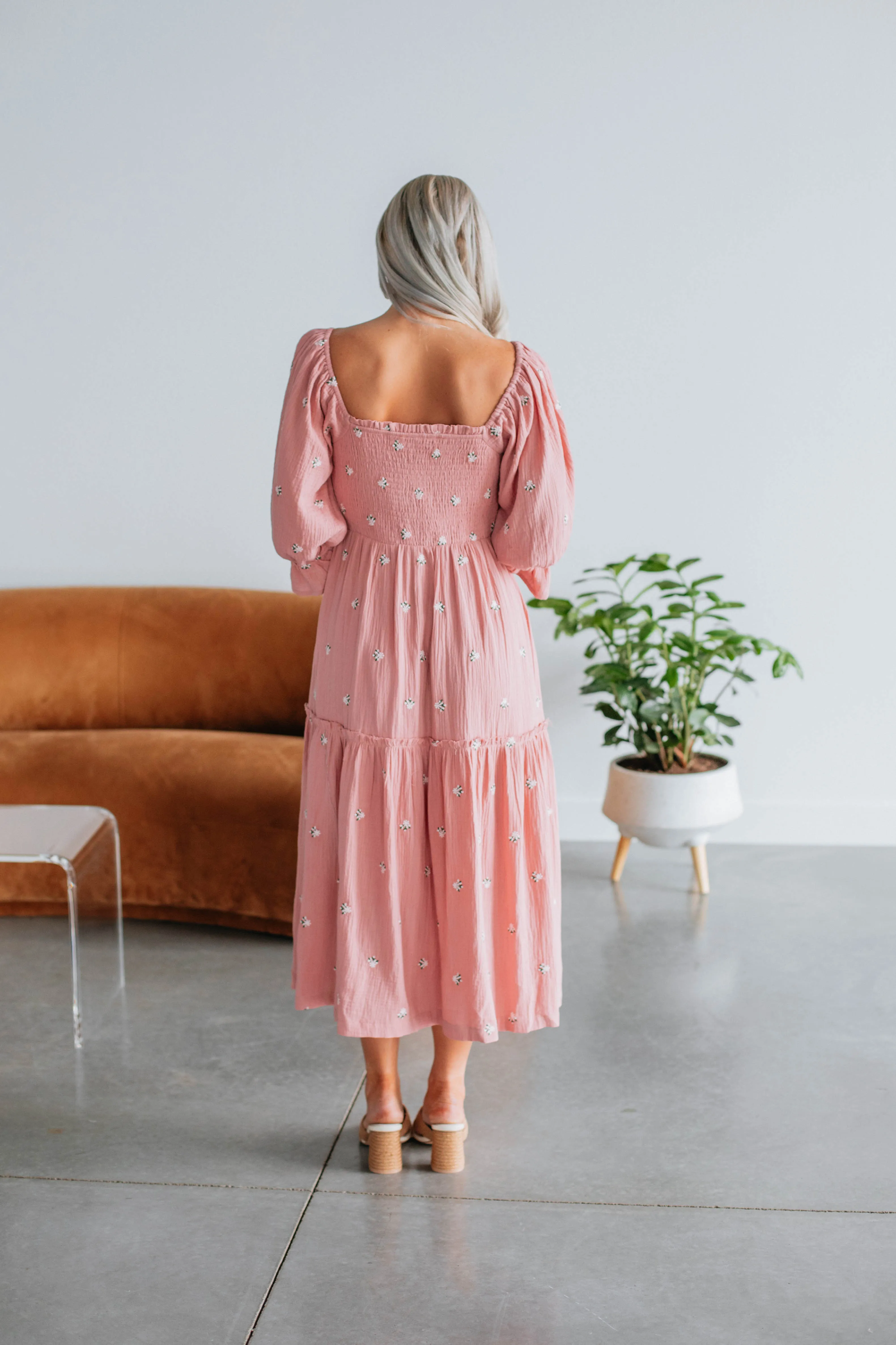 Darcy Midi Dress - Mauve sold by Wild Oak Boutique product image thumbnail 3