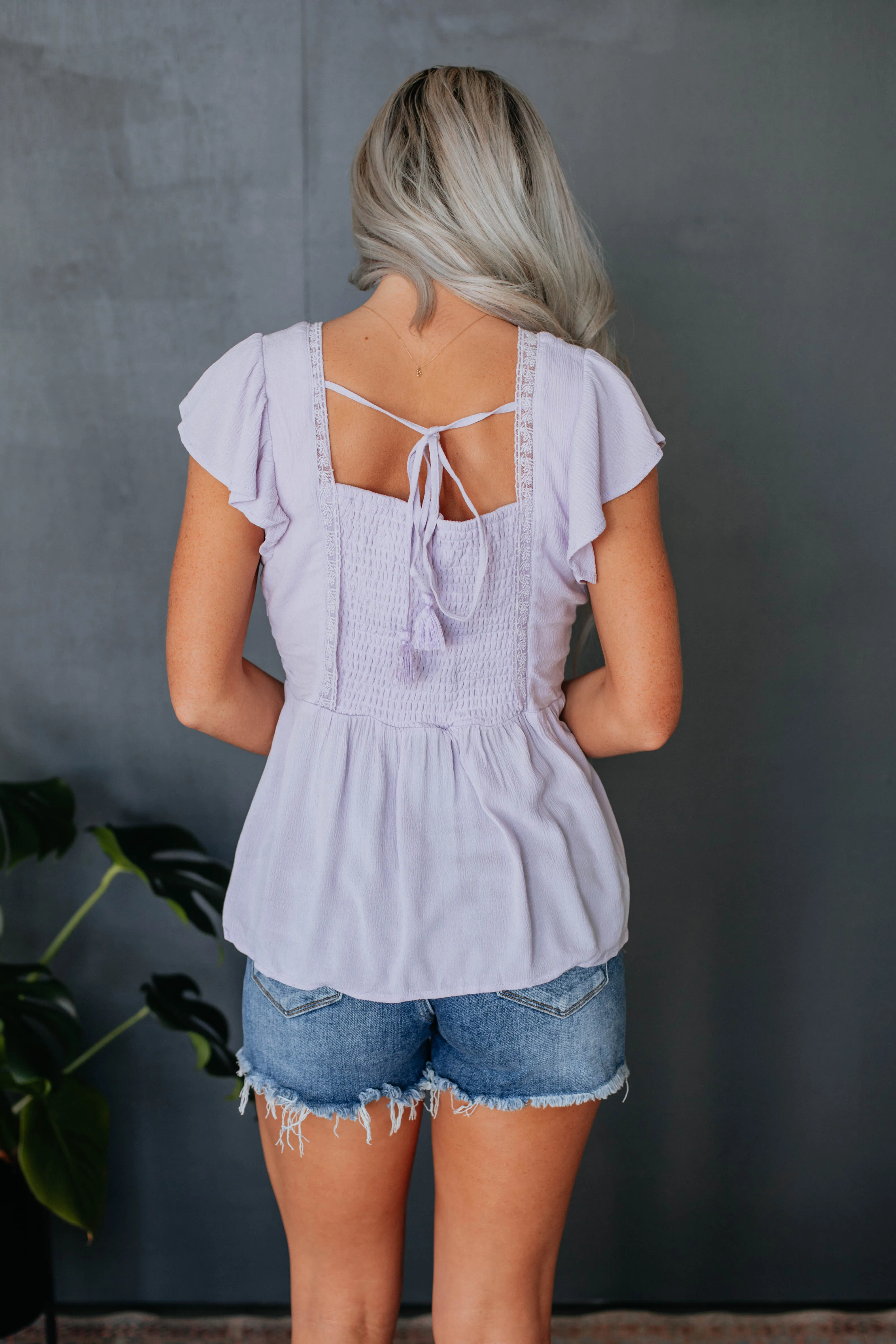 Michaela Top - Lavender sold by Wild Oak Boutique product image thumbnail 2