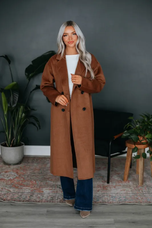 Raelle Longline Coat sold by Wild Oak Boutique