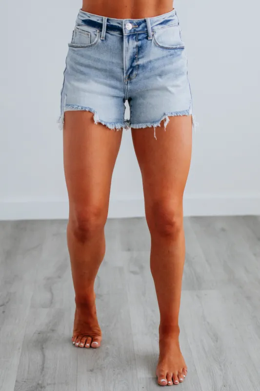 Ellis Risen Shorts - Light Wash sold by Wild Oak Boutique