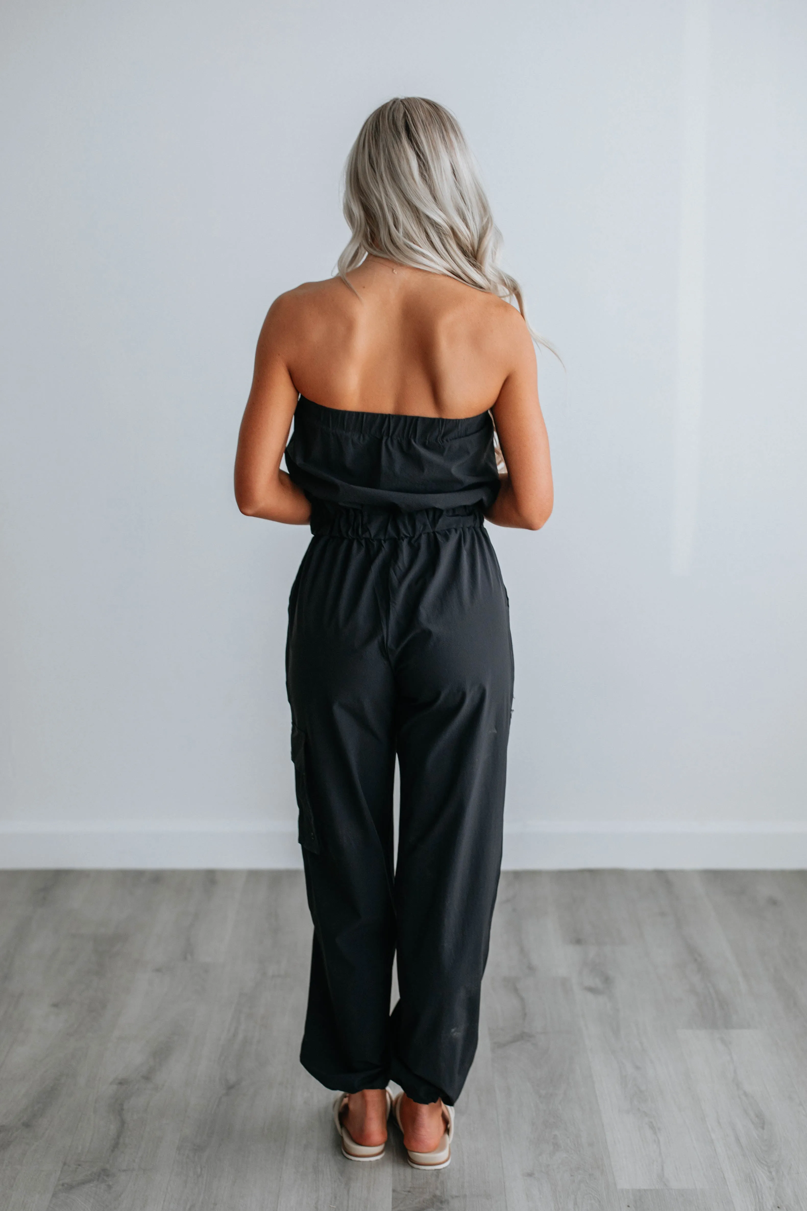 Kamari Active Jumpsuit - Black sold by Wild Oak Boutique product image thumbnail 3