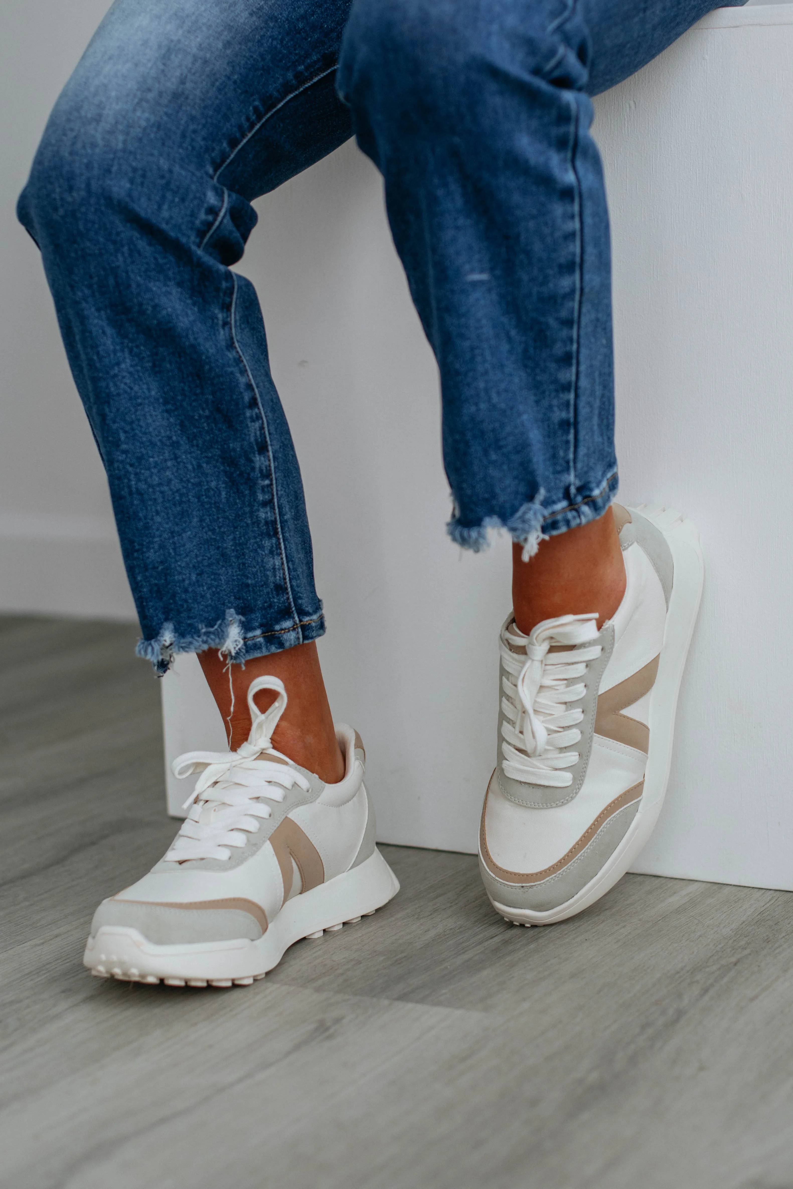 Best Foot Forward Sneakers - Mocha Mix sold by Wild Oak Boutique product image thumbnail 3