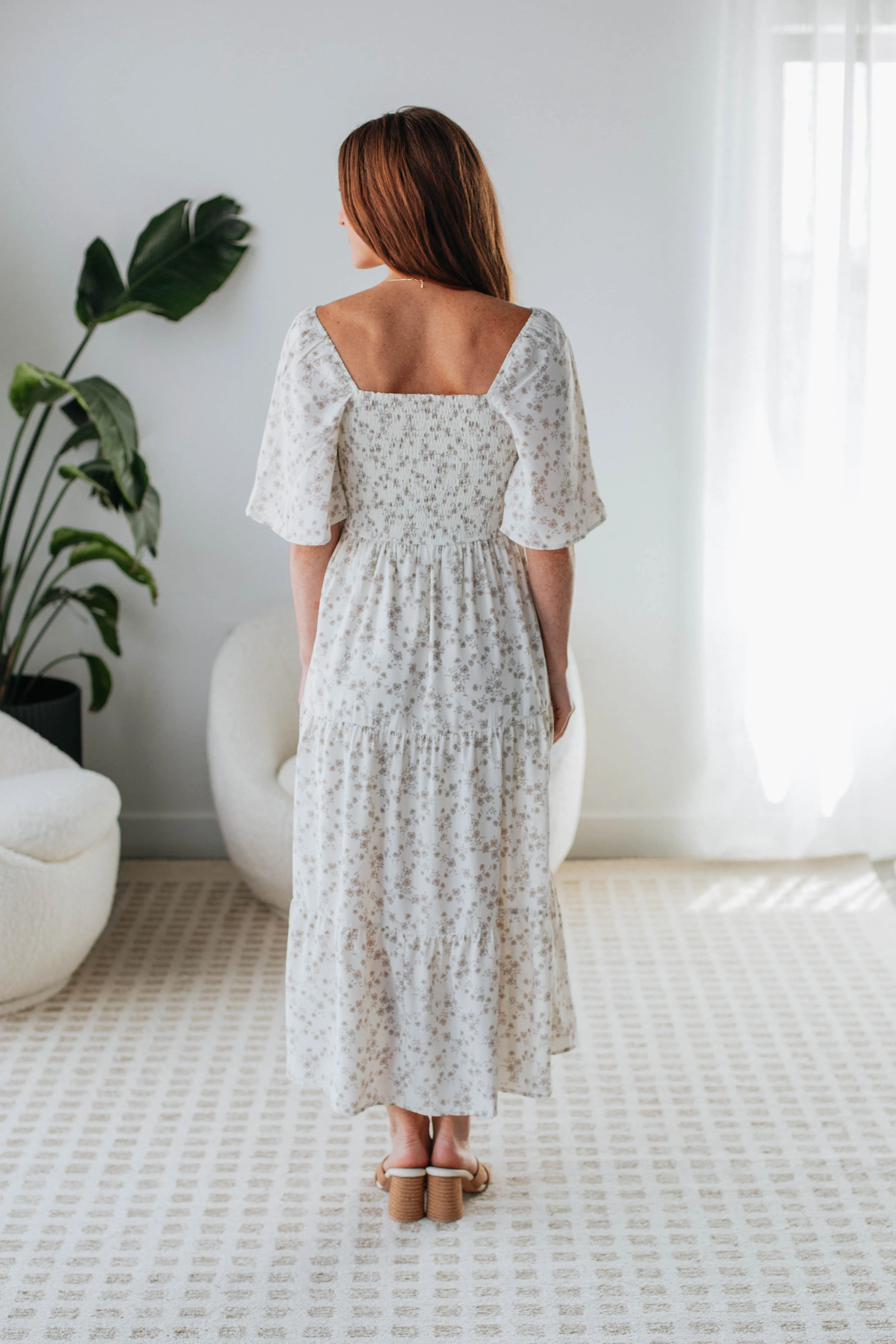 Josie Floral Midi Dress sold by Wild Oak Boutique product image thumbnail 5