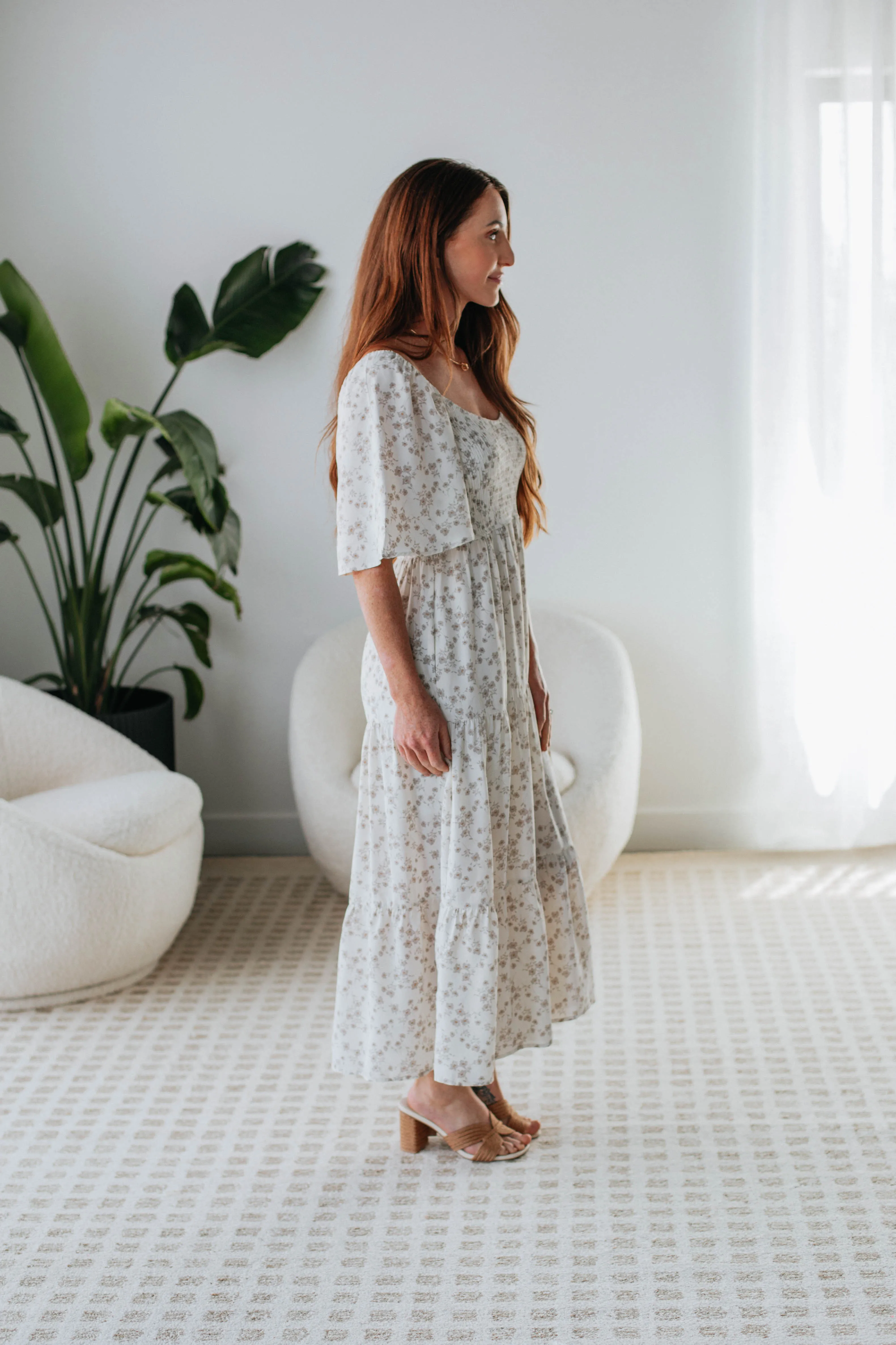 Josie Floral Midi Dress sold by Wild Oak Boutique product image thumbnail 3