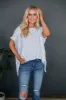 Otto Oversized Tee - Ivory sold by Wild Oak Boutique