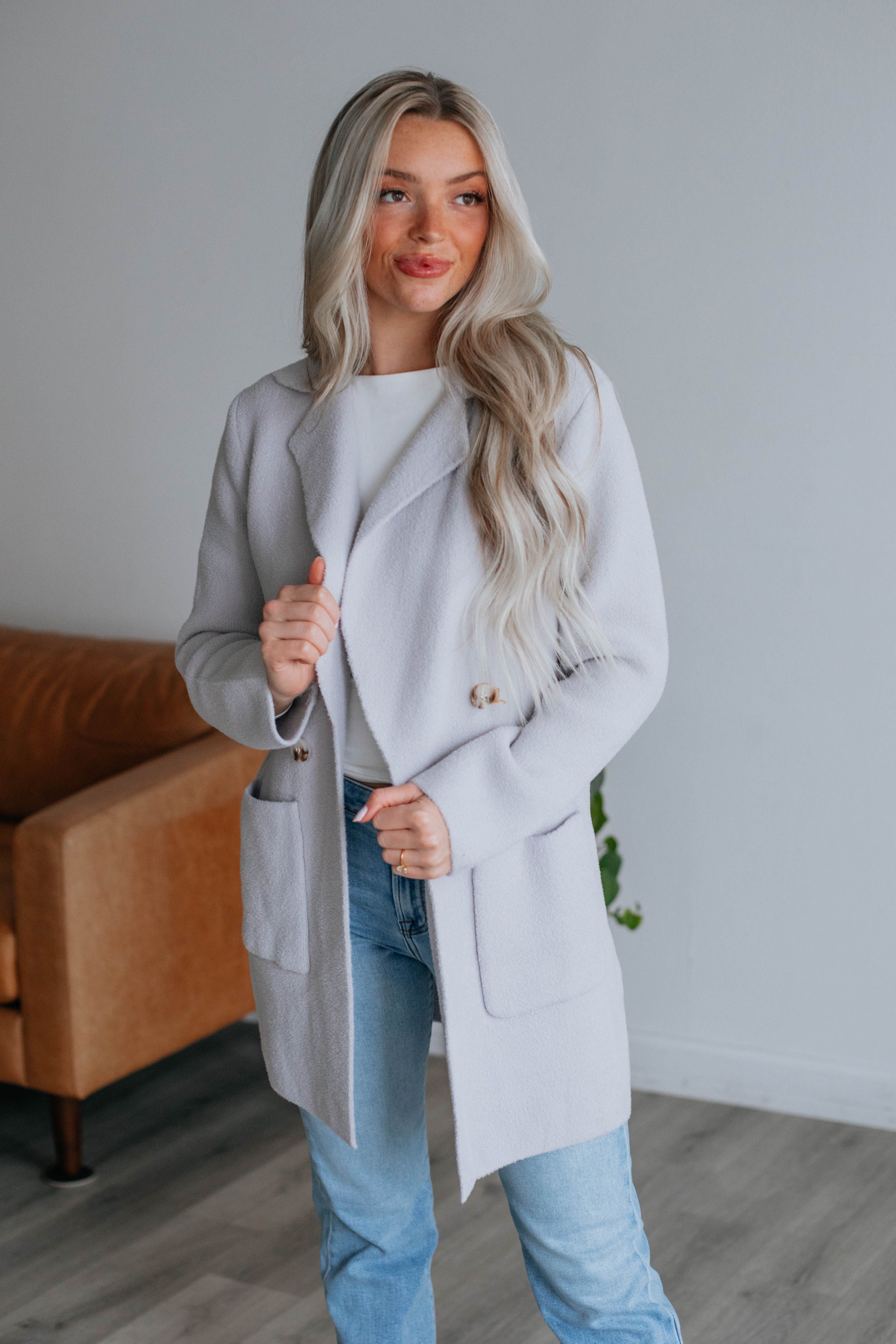 Inez Knit Coatigan sold by Wild Oak Boutique