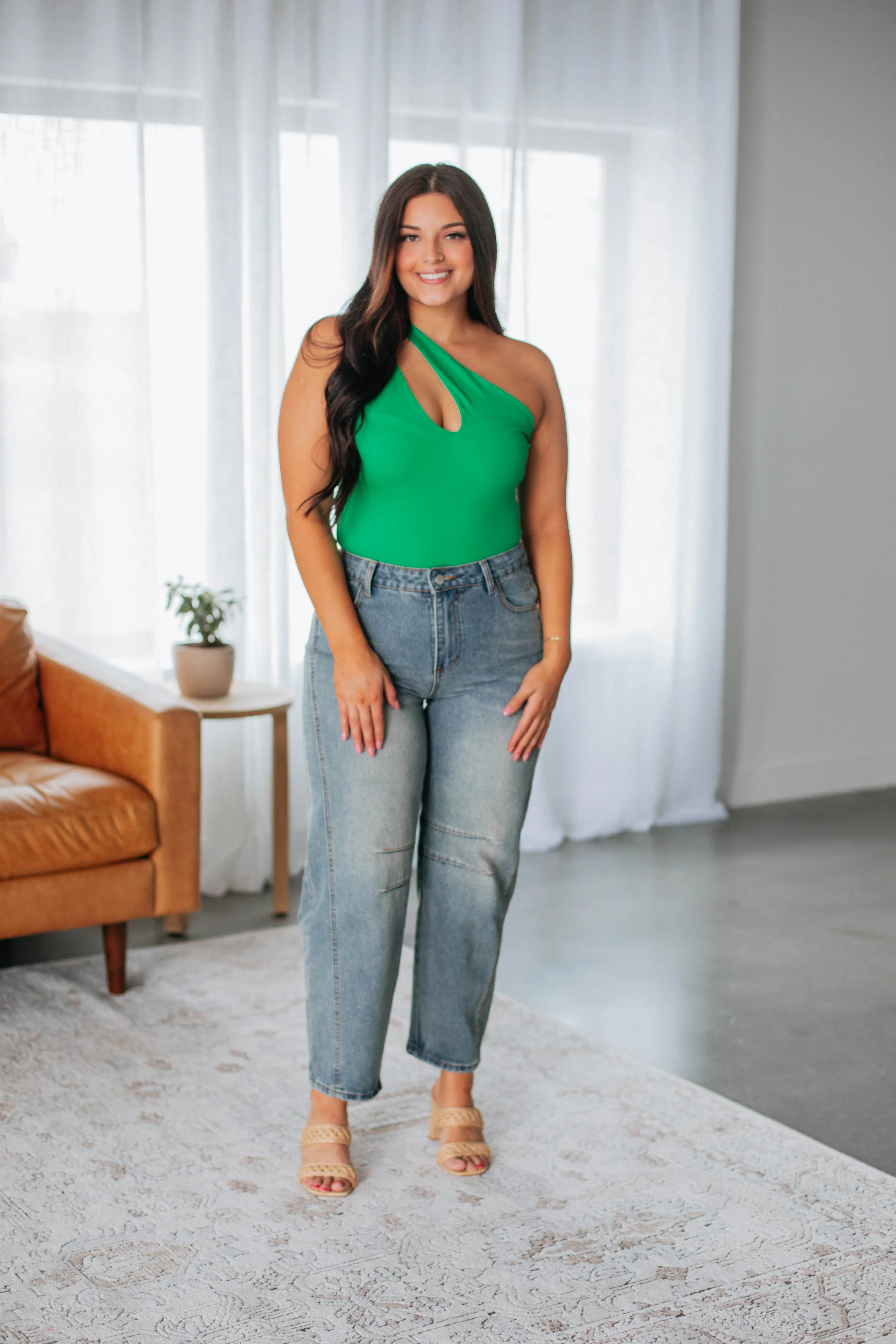 Messa Barrel Pants - Medium Wash sold by Wild Oak Boutique product image thumbnail 4