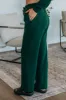 Leave Me To Lounge Pants - Hunter Green sold by Wild Oak Boutique