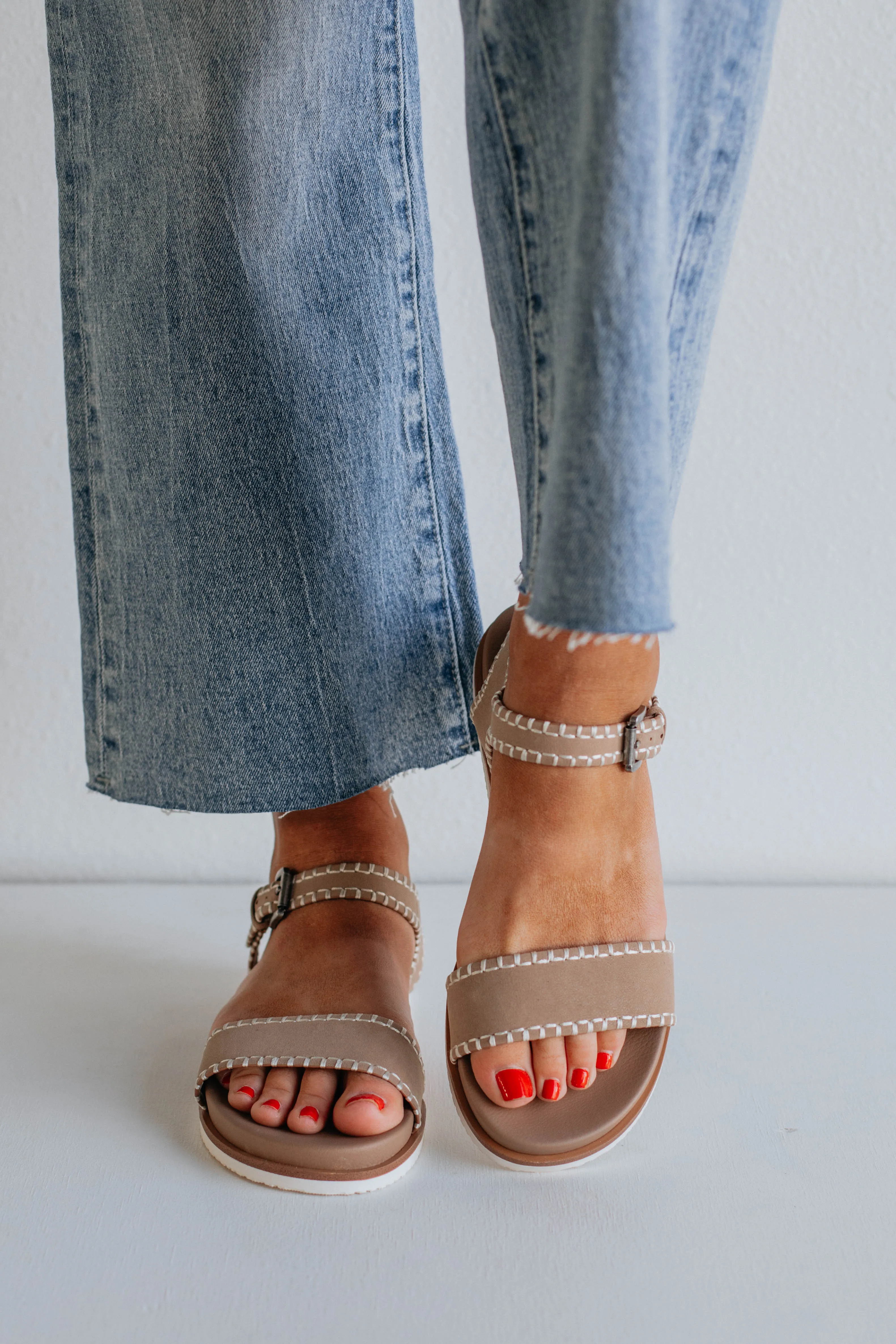 Chasing Summer Sandals - Mocha sold by Wild Oak Boutique product image thumbnail 2