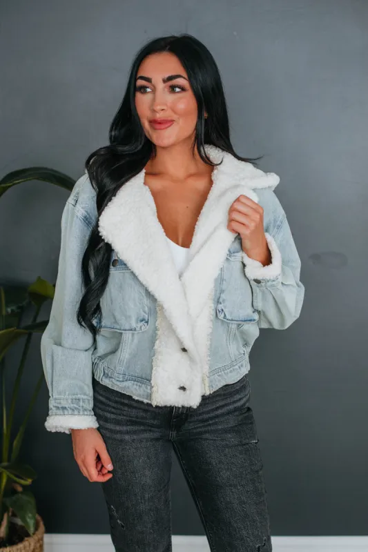 Becca Denim Jacket - Light Wash sold by Wild Oak Boutique