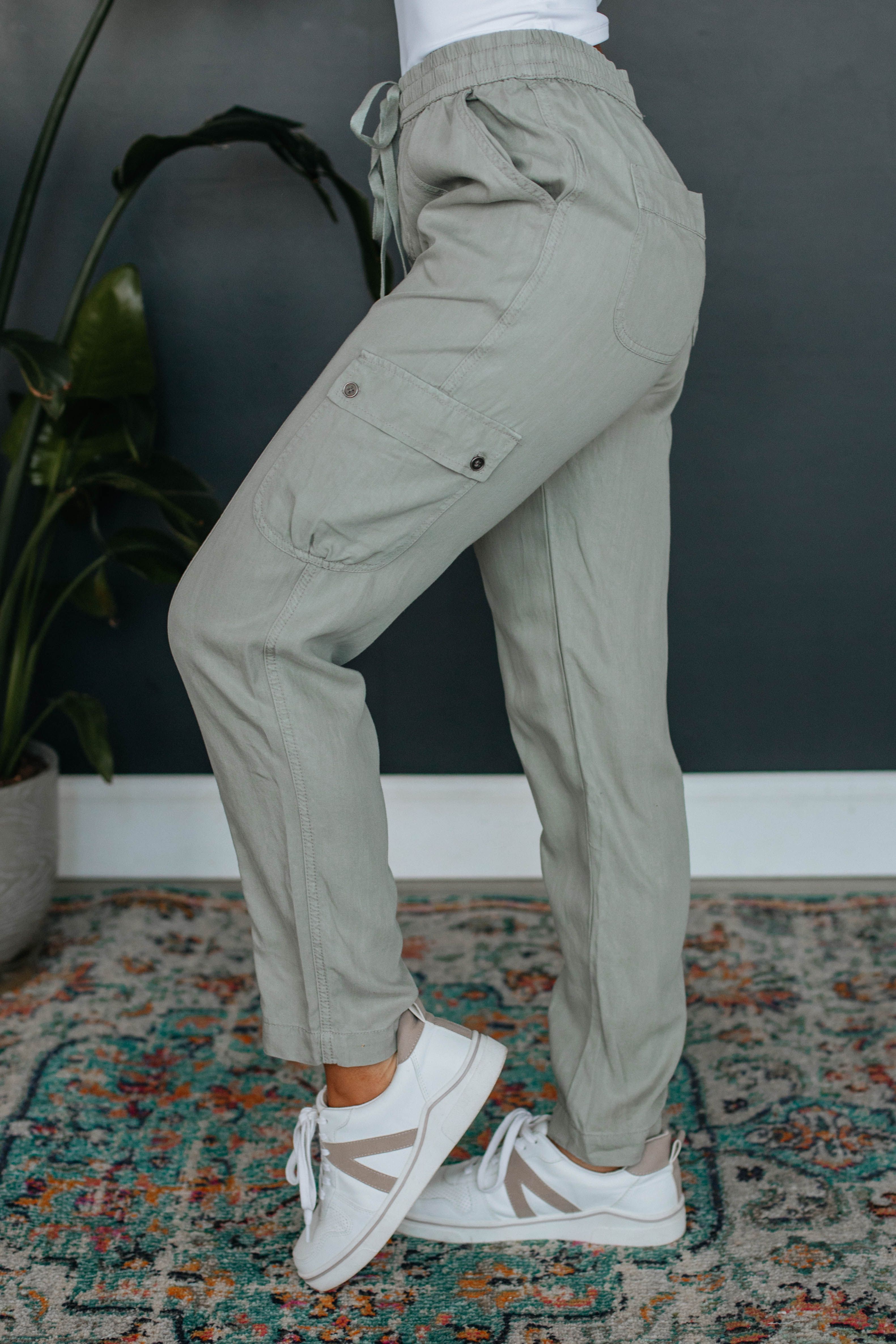 Sailor Cargo Pants - Artichoke sold by Wild Oak Boutique product image thumbnail 2