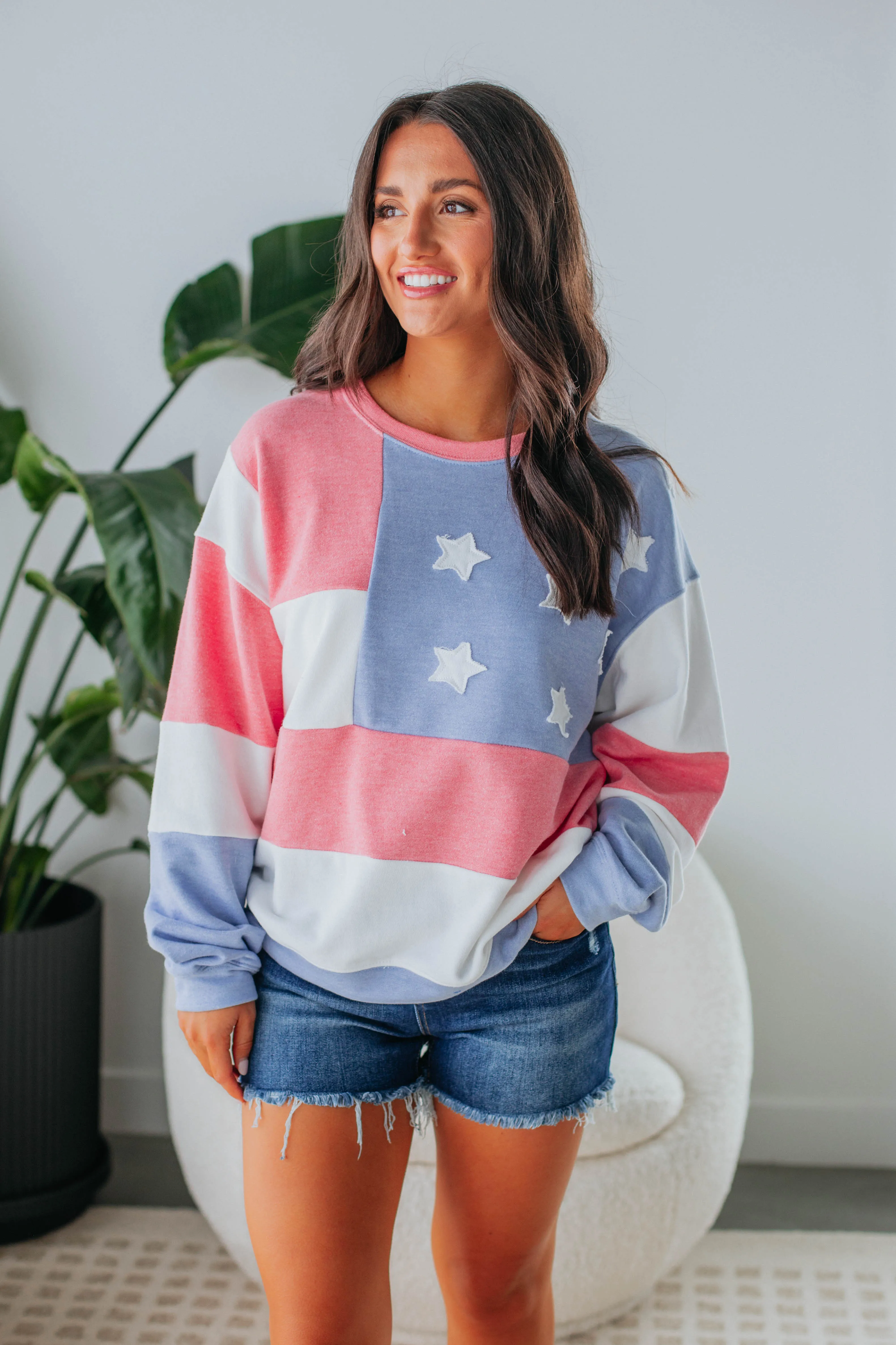 Feels Like Freedom Sweatshirt sold by Wild Oak Boutique