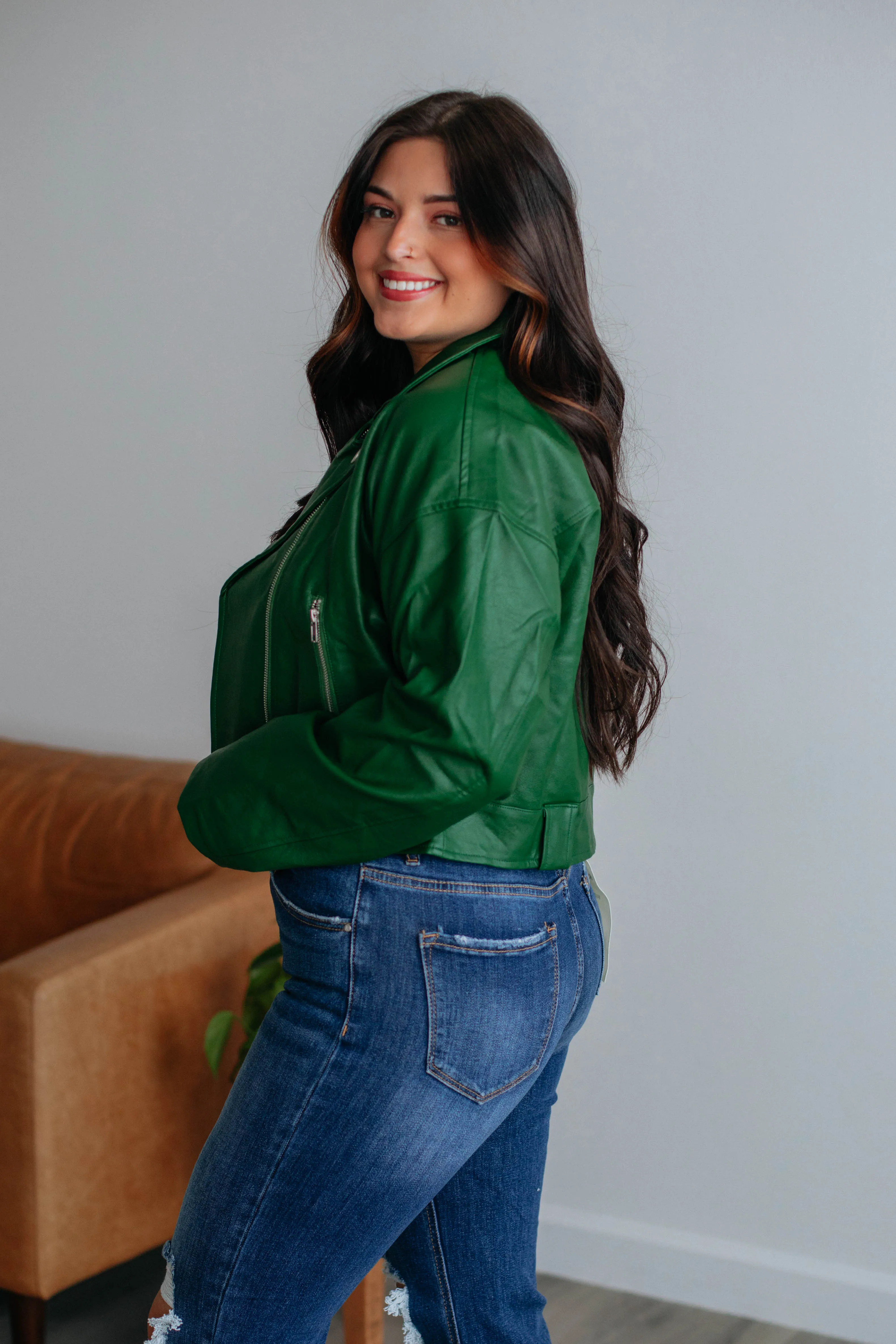 Bowden Leather Moto Jacket sold by Wild Oak Boutique product image thumbnail 4