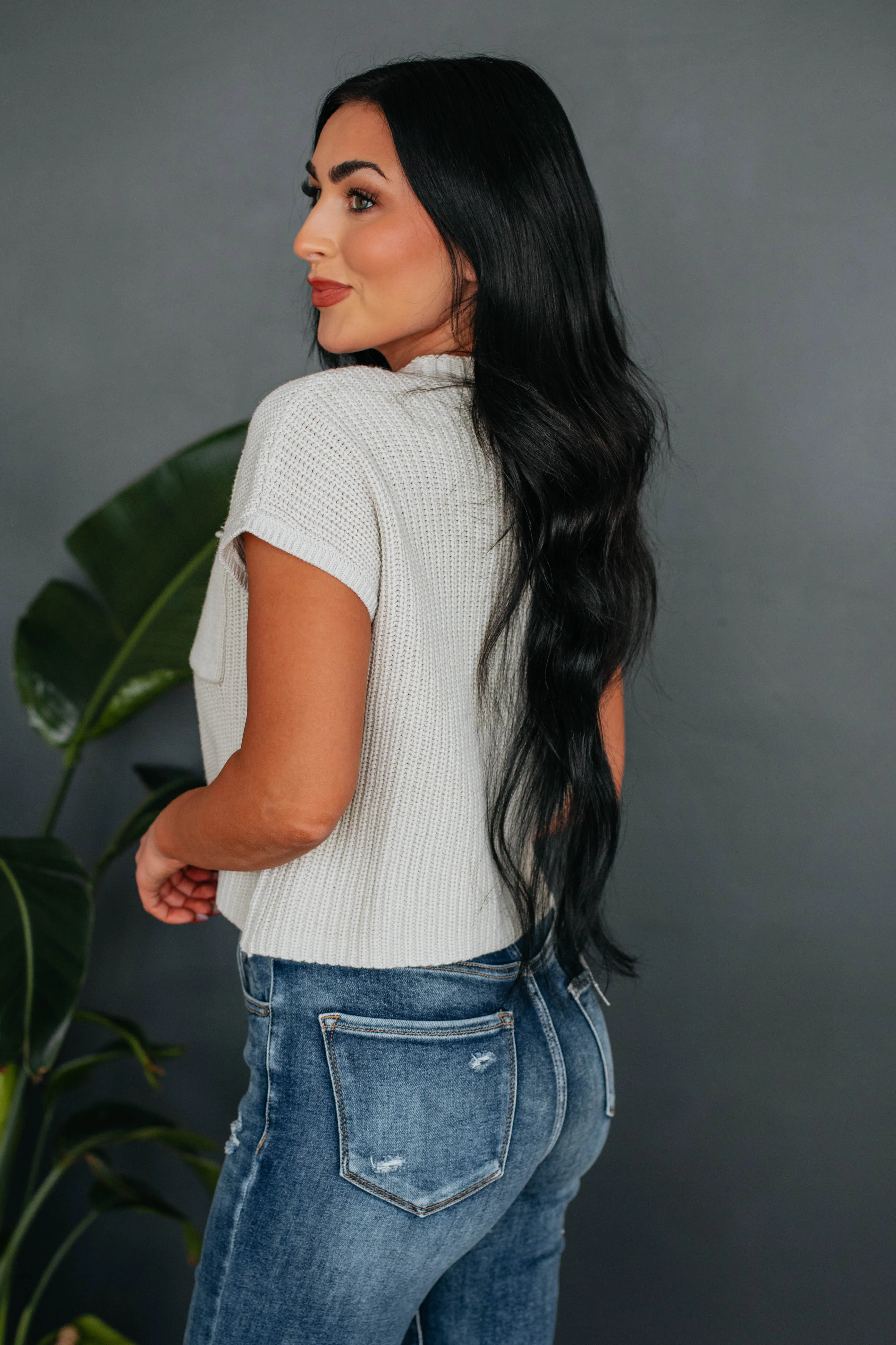 Artis Knit Top - Stone sold by Wild Oak Boutique product image thumbnail 4