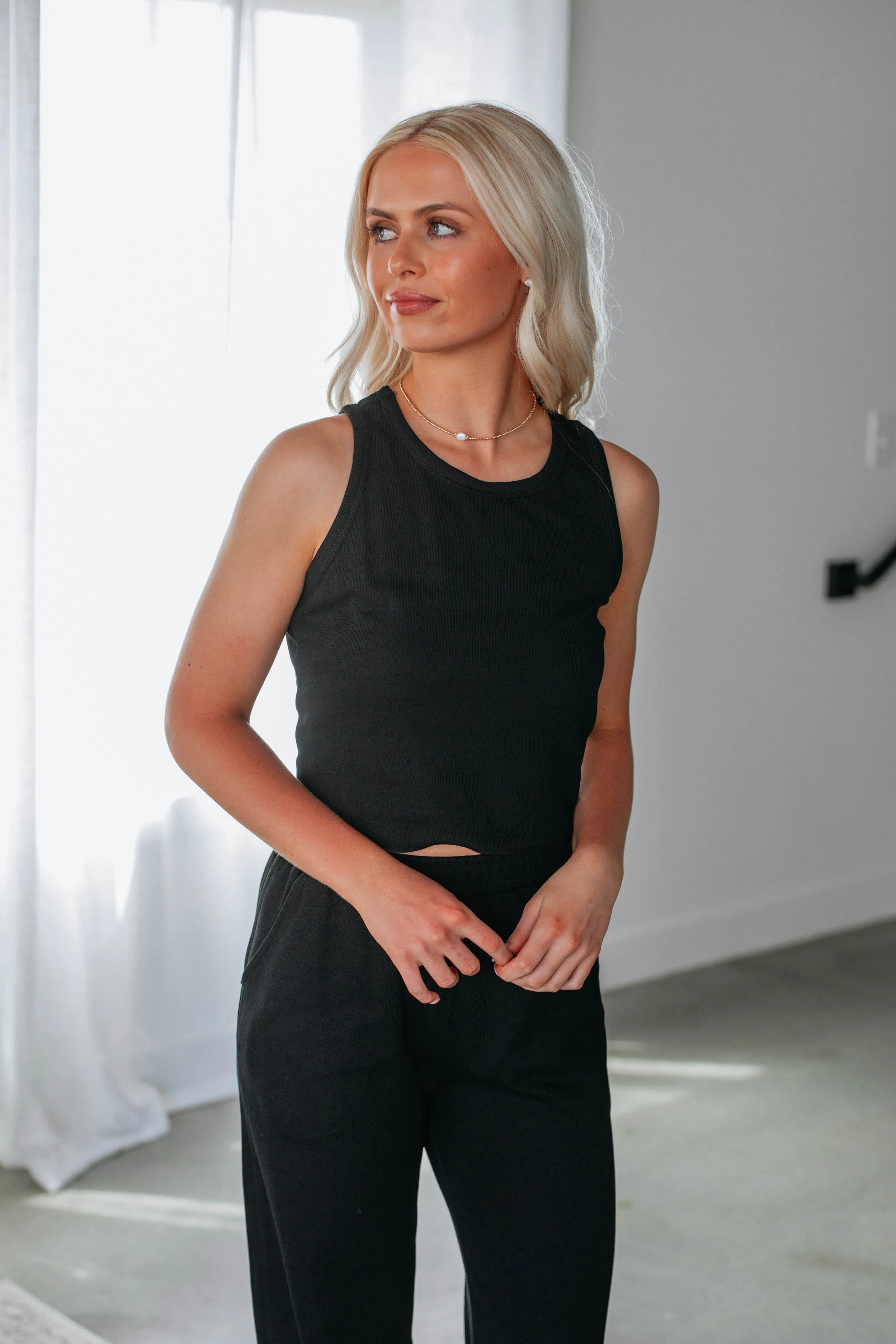 Dax Two-Piece Lounge Set - Black sold by Wild Oak Boutique product image thumbnail 3