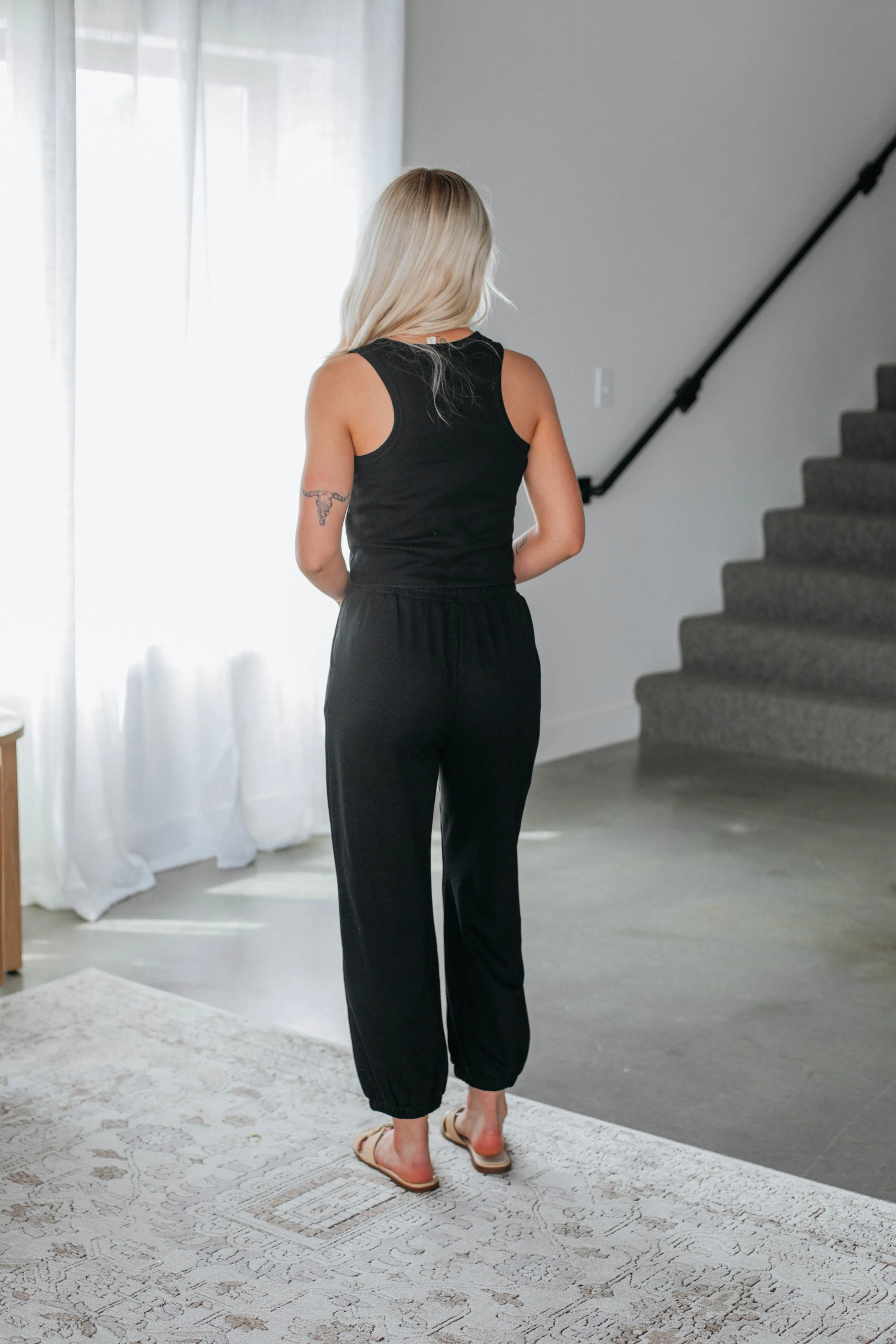 Dax Two-Piece Lounge Set - Black sold by Wild Oak Boutique product image thumbnail 5