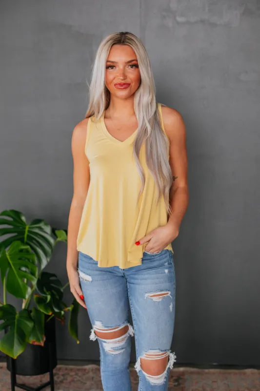 Teyana Tank - Daffodil sold by Wild Oak Boutique