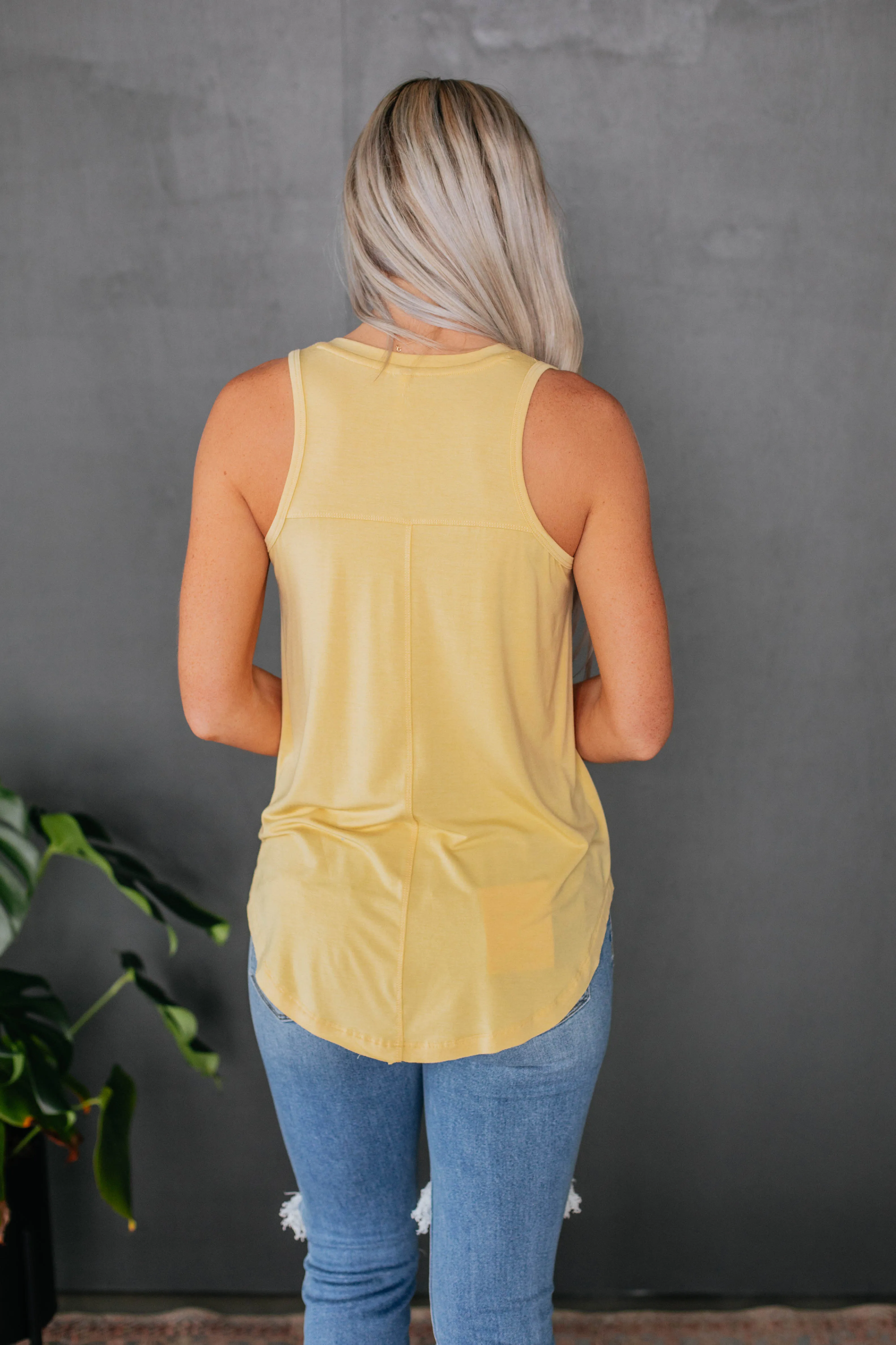 Teyana Tank - Daffodil sold by Wild Oak Boutique product image thumbnail 5