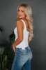 Delta Basic Tank - Ivory sold by Wild Oak Boutique