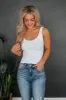 Delta Basic Tank - Ivory sold by Wild Oak Boutique