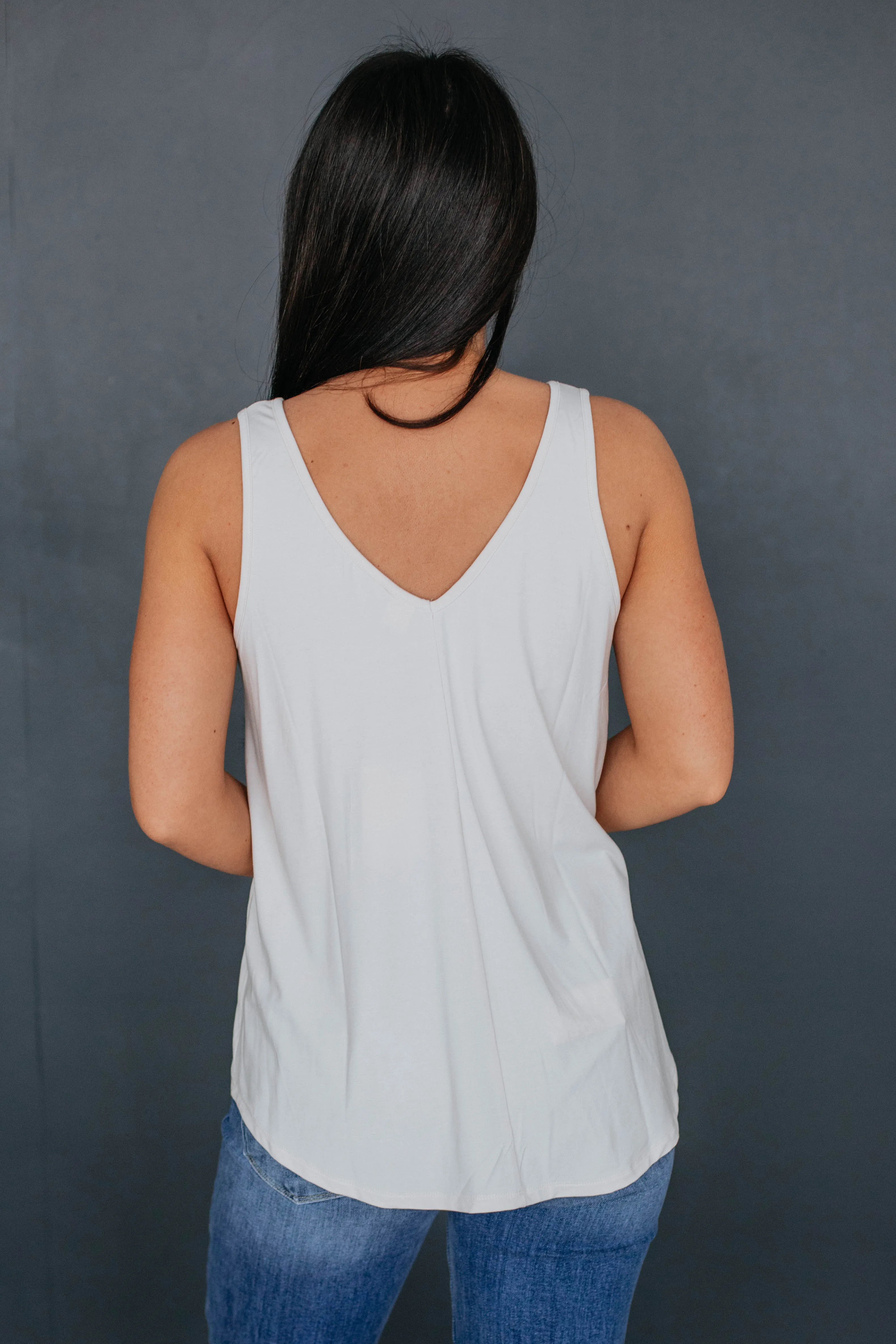 Linley Basic Tank - Natural sold by Wild Oak Boutique product image thumbnail 4