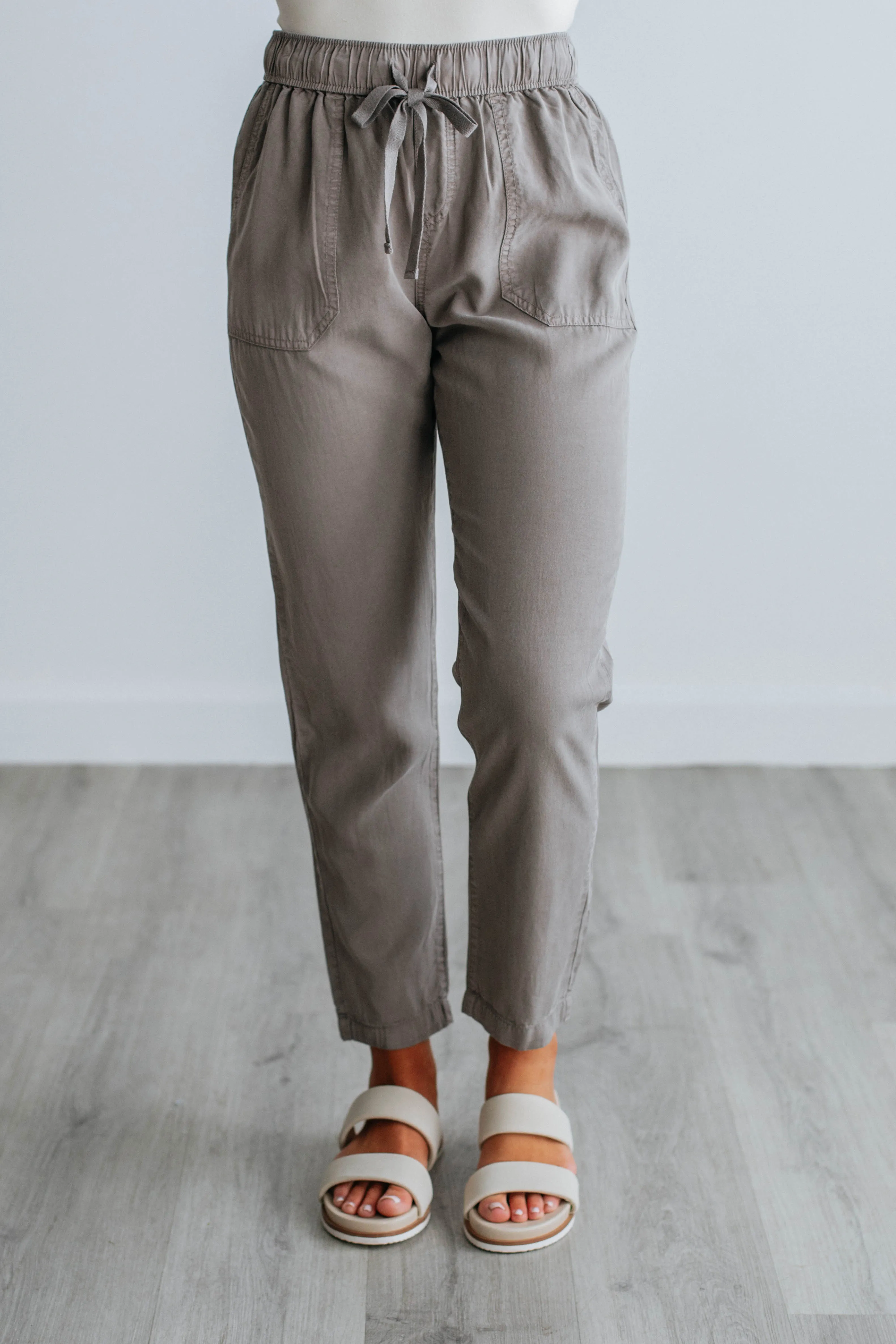 Mariah Casual Pants - Pebble sold by Wild Oak Boutique product image thumbnail 3