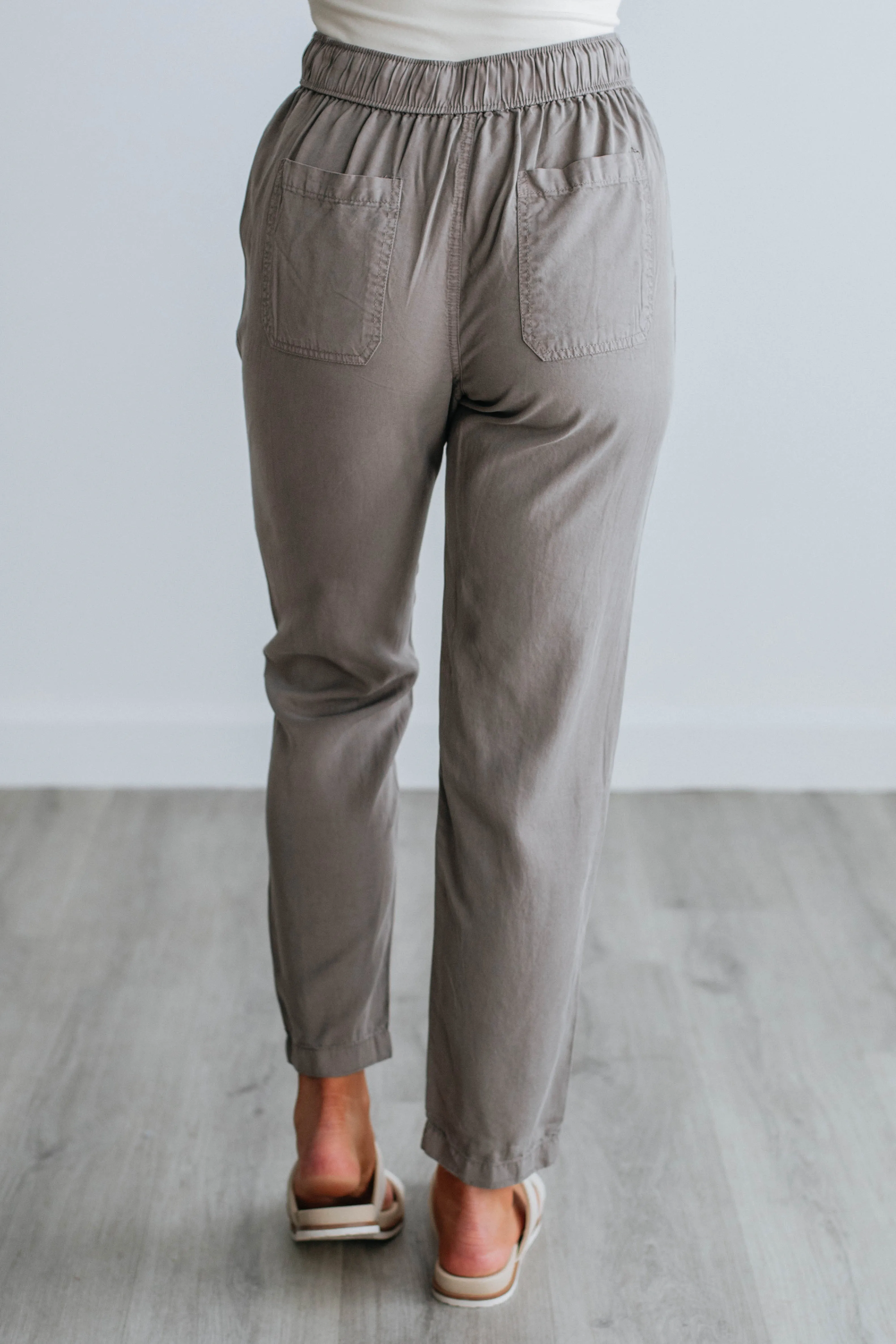 Mariah Casual Pants - Pebble sold by Wild Oak Boutique product image thumbnail 5