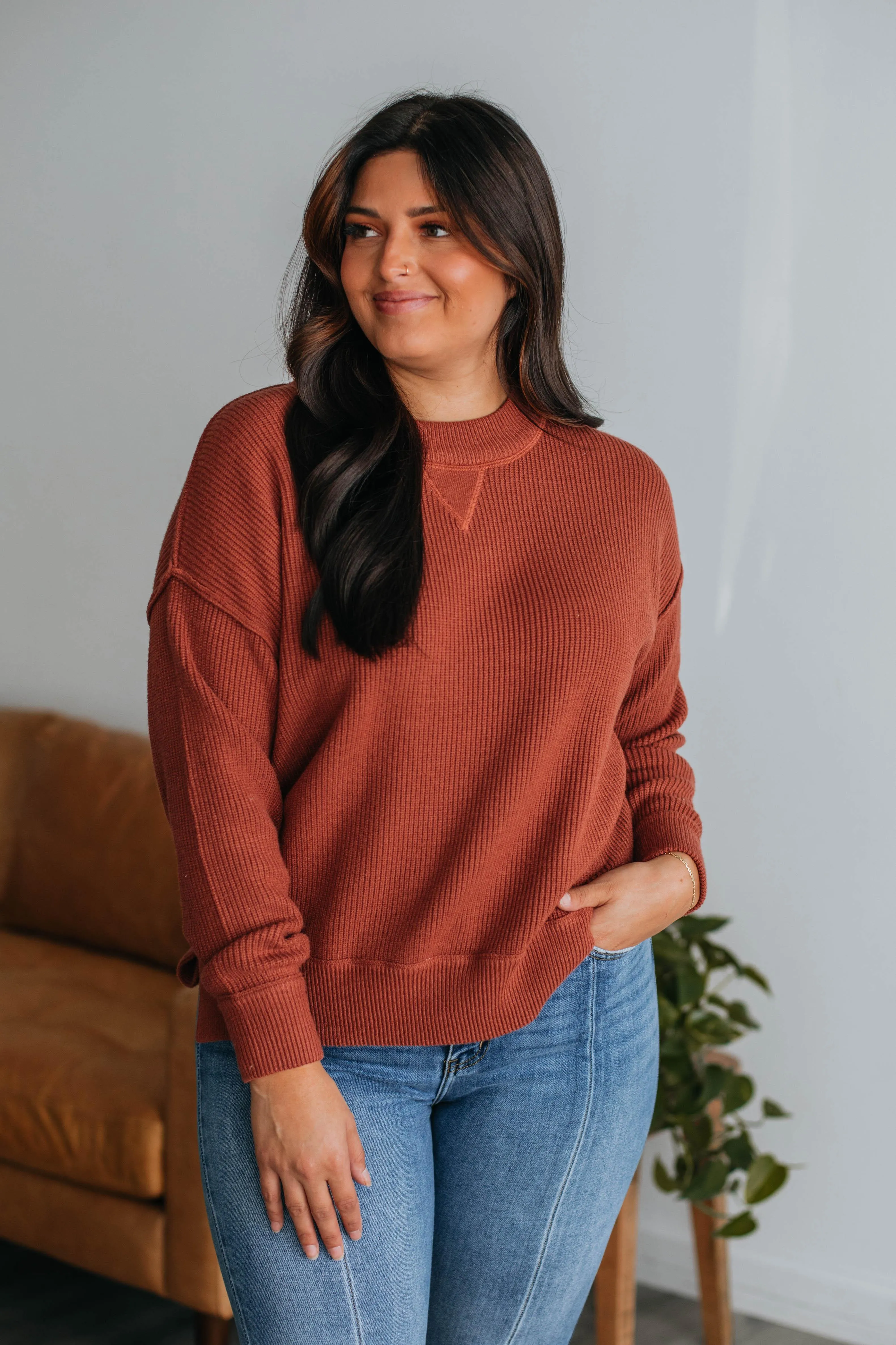Blanca Sweater - Sienna sold by Wild Oak Boutique product image thumbnail 5